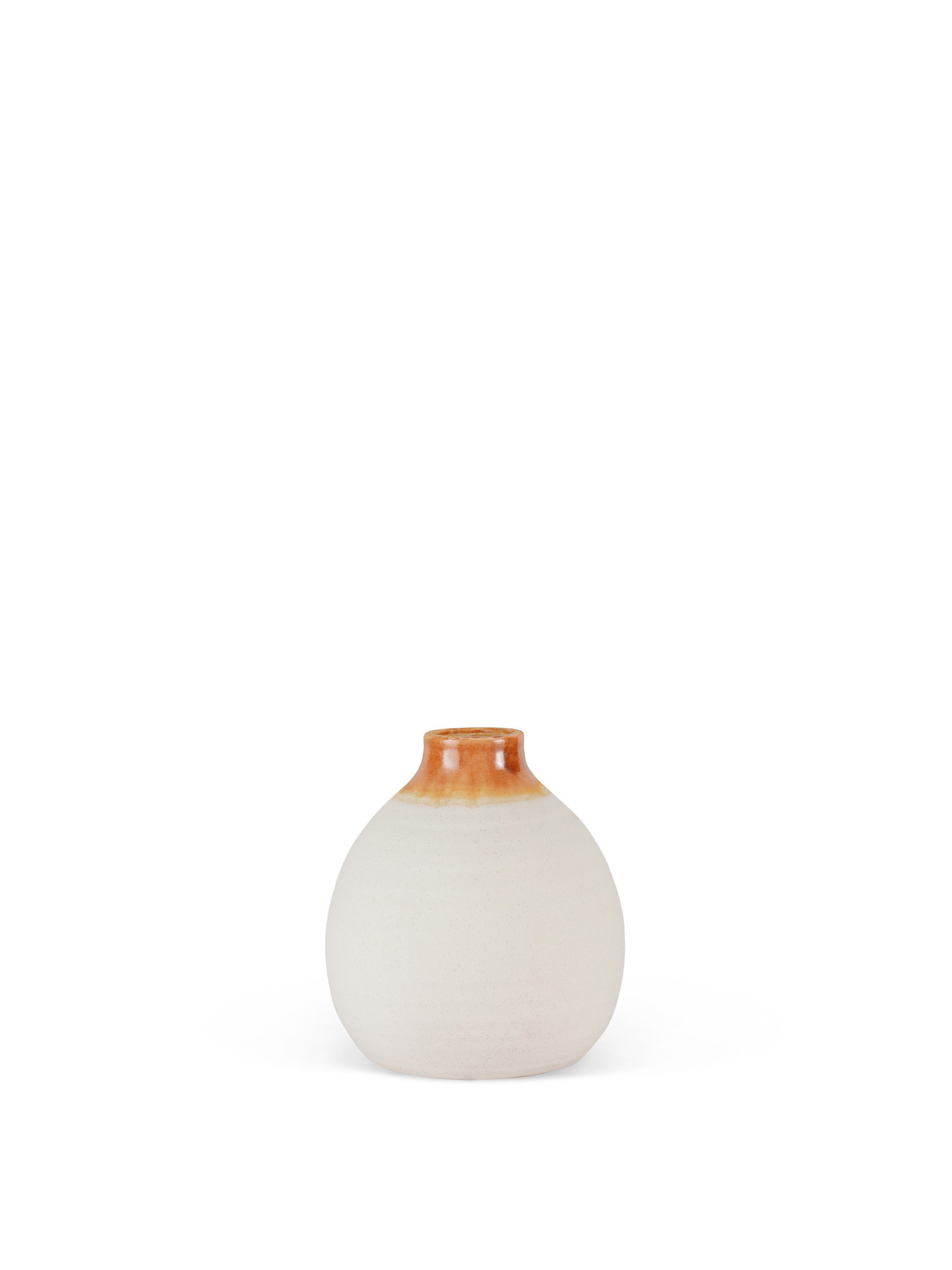 Portuguese ceramic vase, Brown, large image number 0