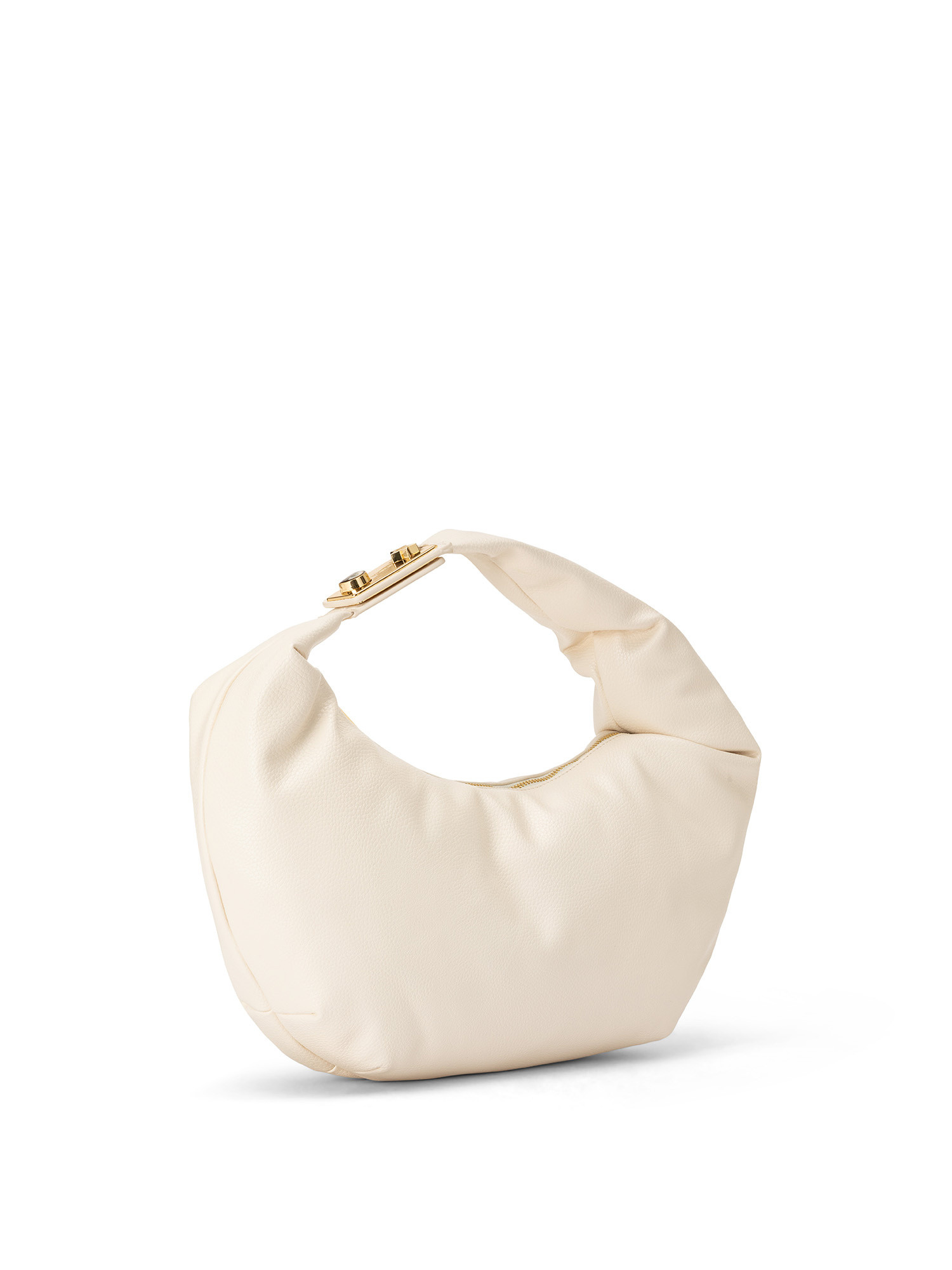 Soft shoulder bag with shoulder strap, White, large image number 1