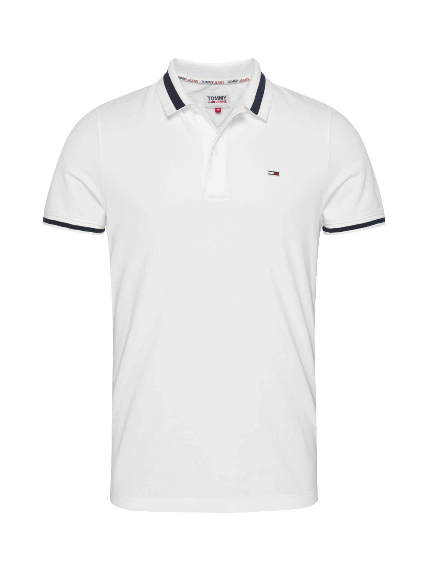Stretch polo shirt, White, large image number 0