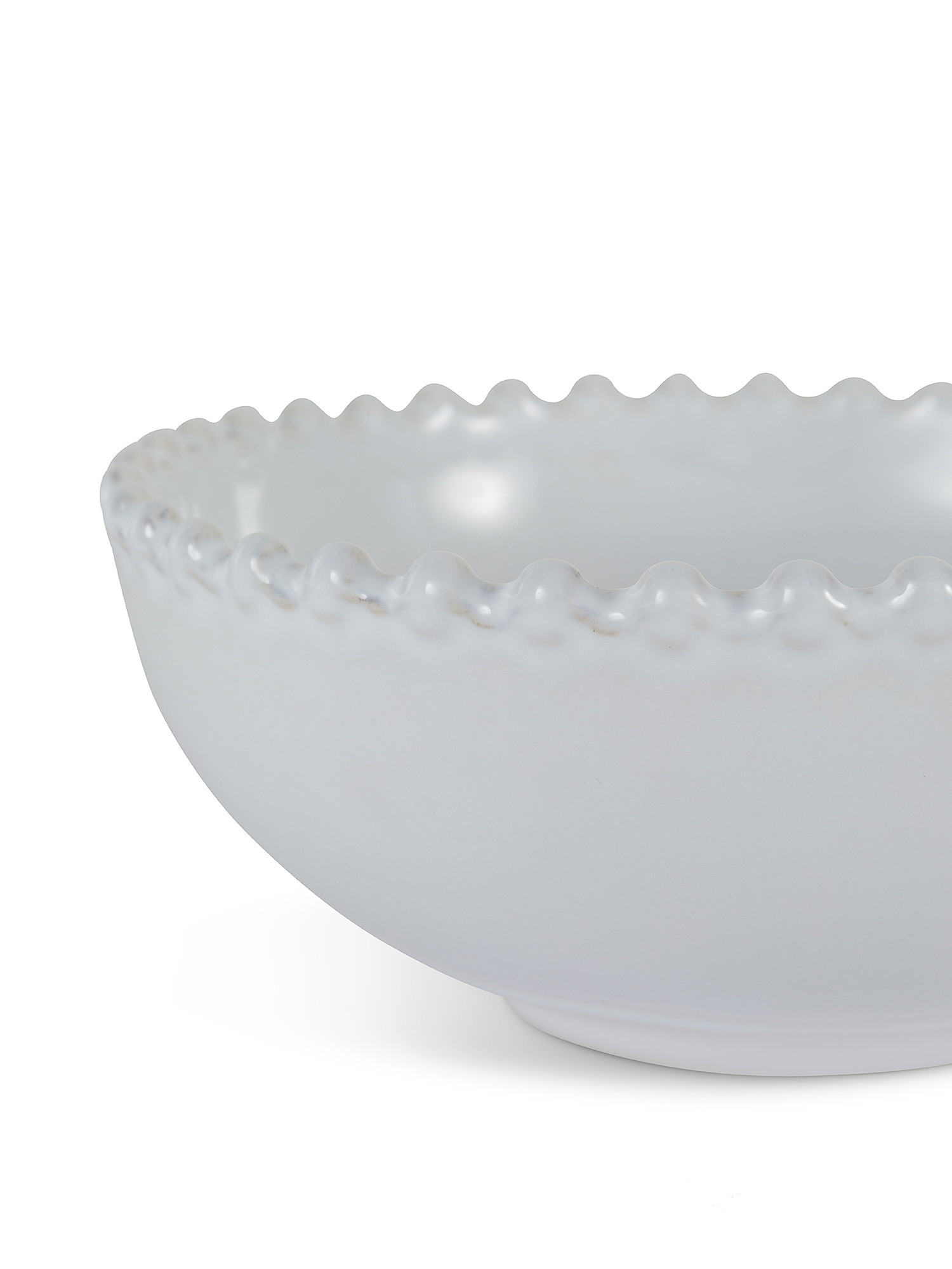 Pearl ceramic bowl, White, large image number 1