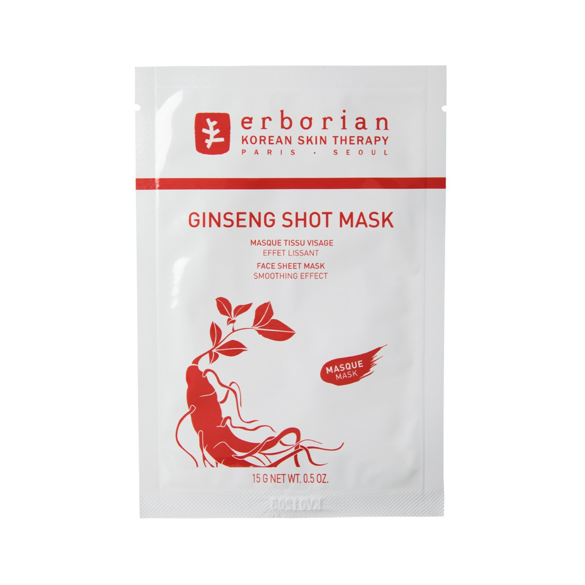 Ginseng Shot Mask - Maschera viso, Rosso, large image number 0