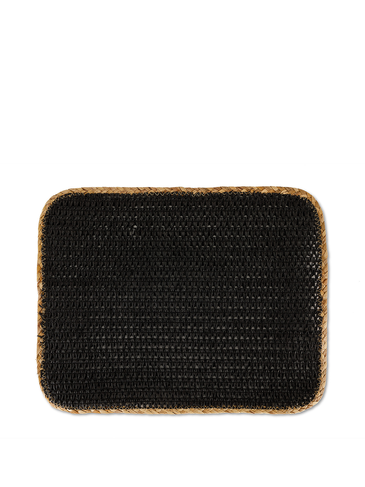 Woven placemat, Black, large image number 0