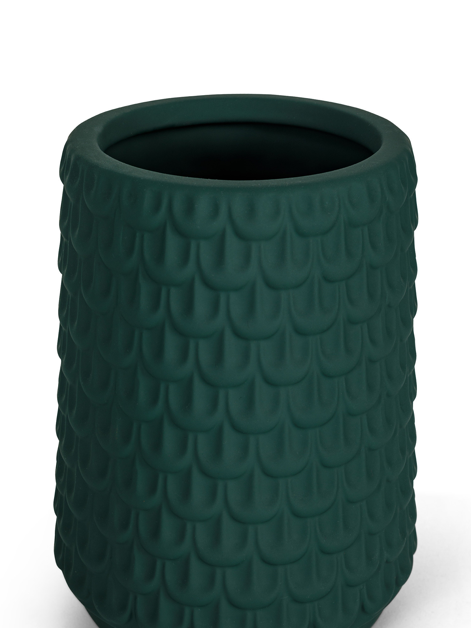 Vaso in ceramica, Verde, large image number 1