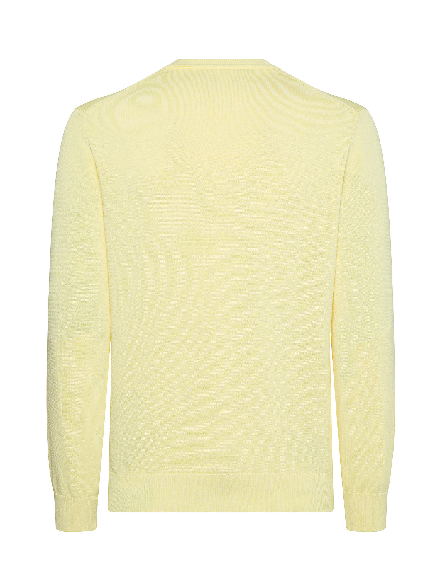 Lacoste - Cotton crewneck sweater, Yellow, large image number 1