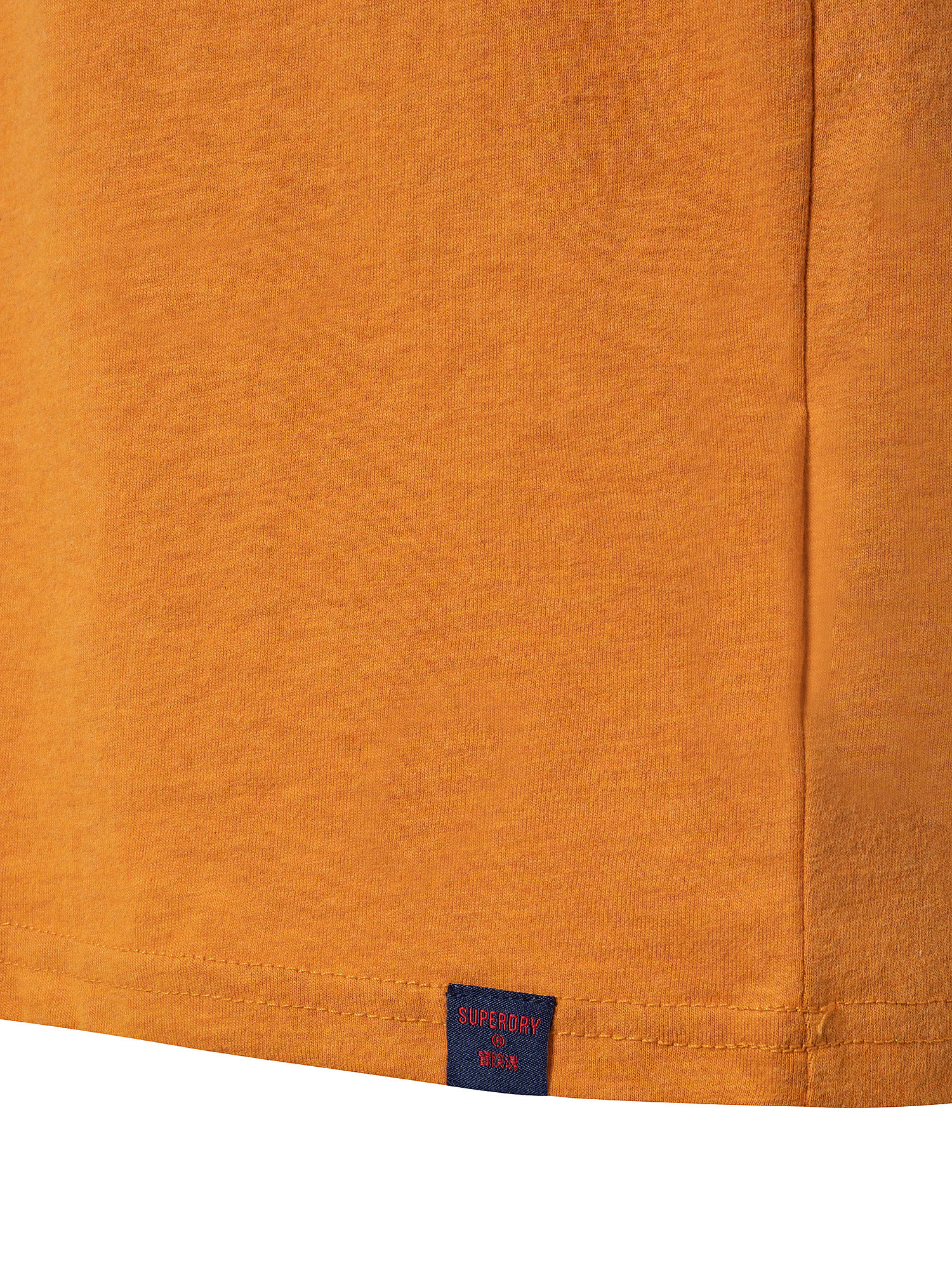 T-shirt classica con logo vintage, Arancione chiaro, large image number 2