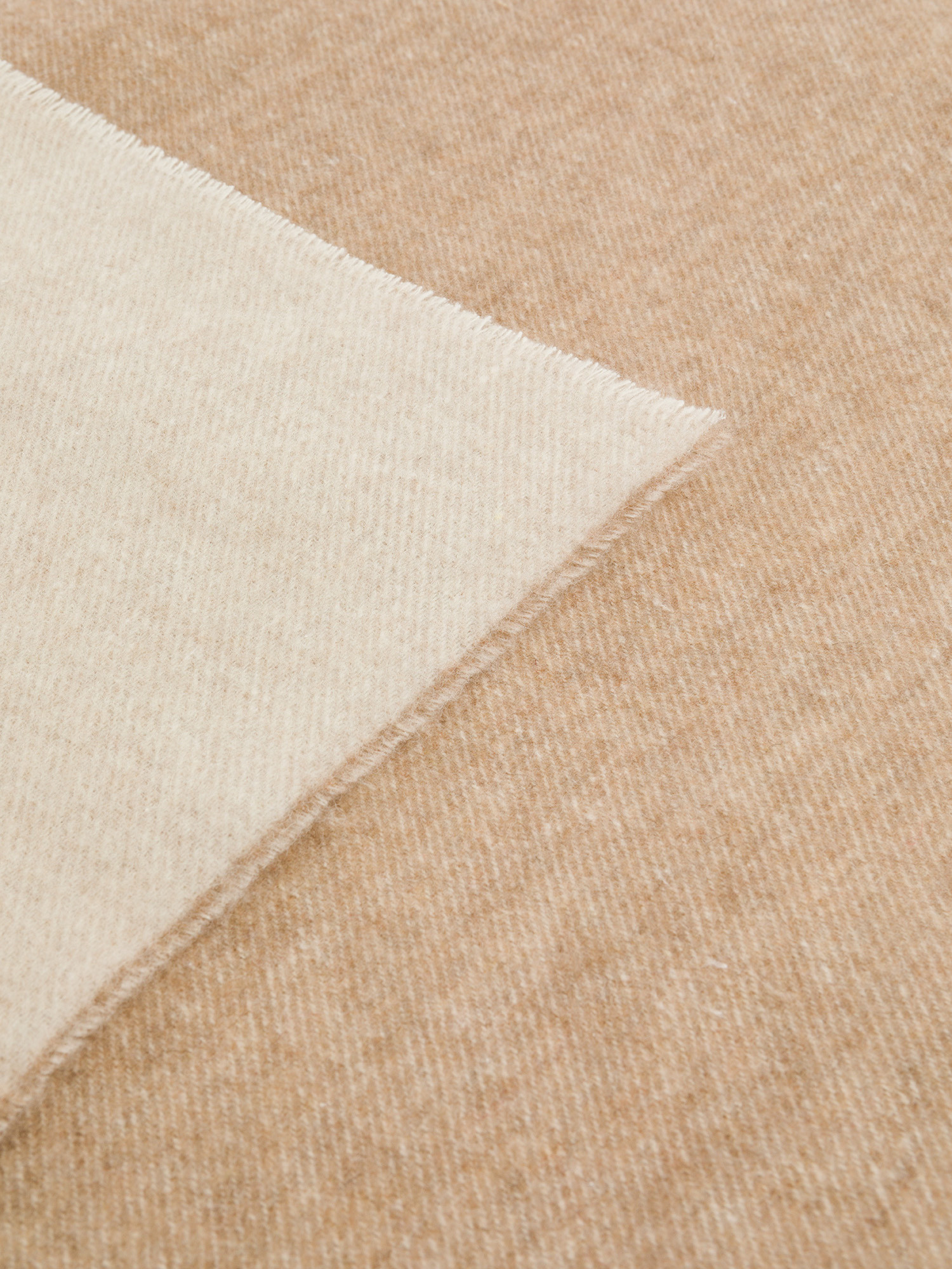 Wool and cotton blanket Portofino, Beige, large image number 1