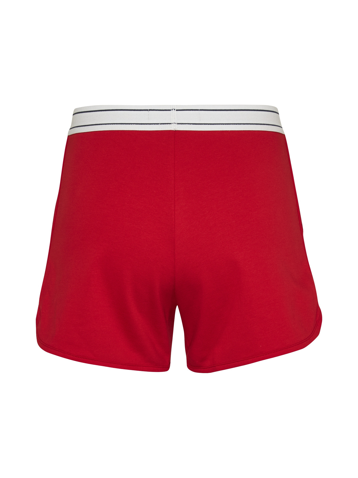 Tommy Jeans - Sports shorts with logo, Red, large image number 1