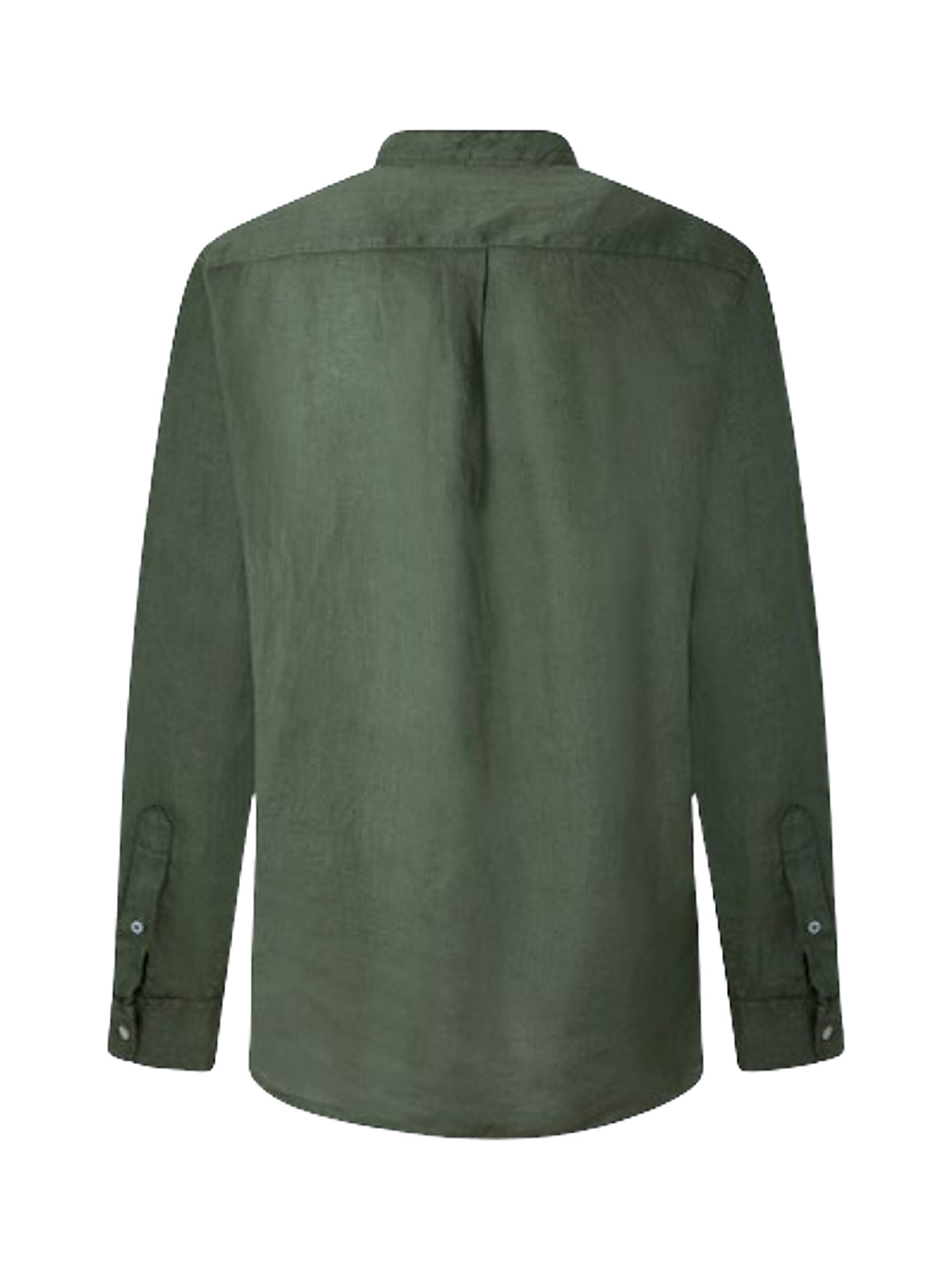 Camicia con colletto alla coreana patwin, Verde, large image number 1