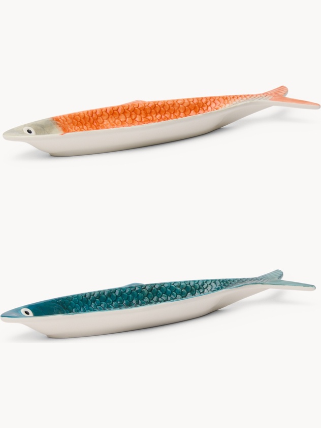 Fish-themed Ceramic Plate - Introductory Price