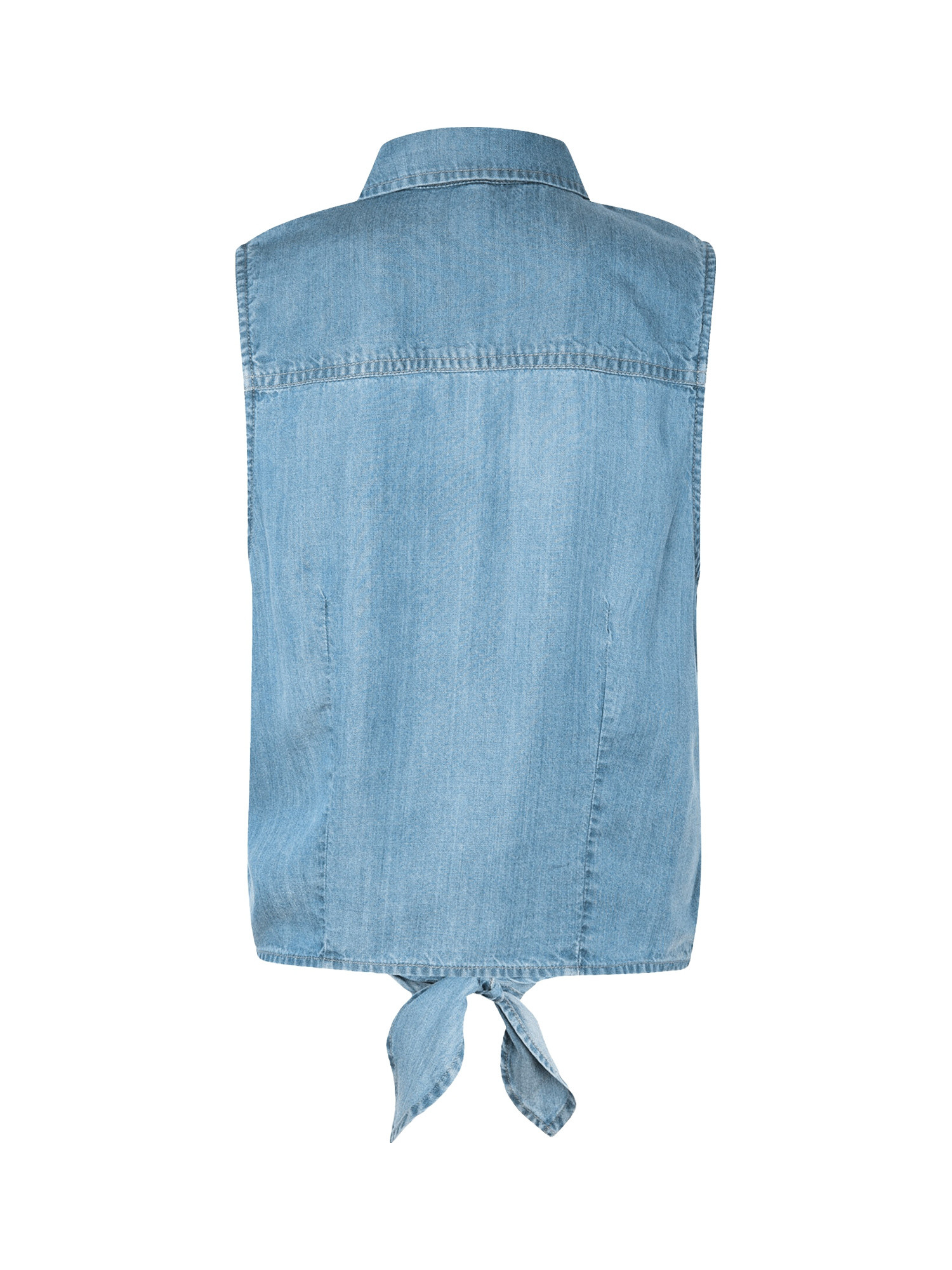 Pepe Jeans - Regular fit sleeveless shirt, Denim, large image number 1