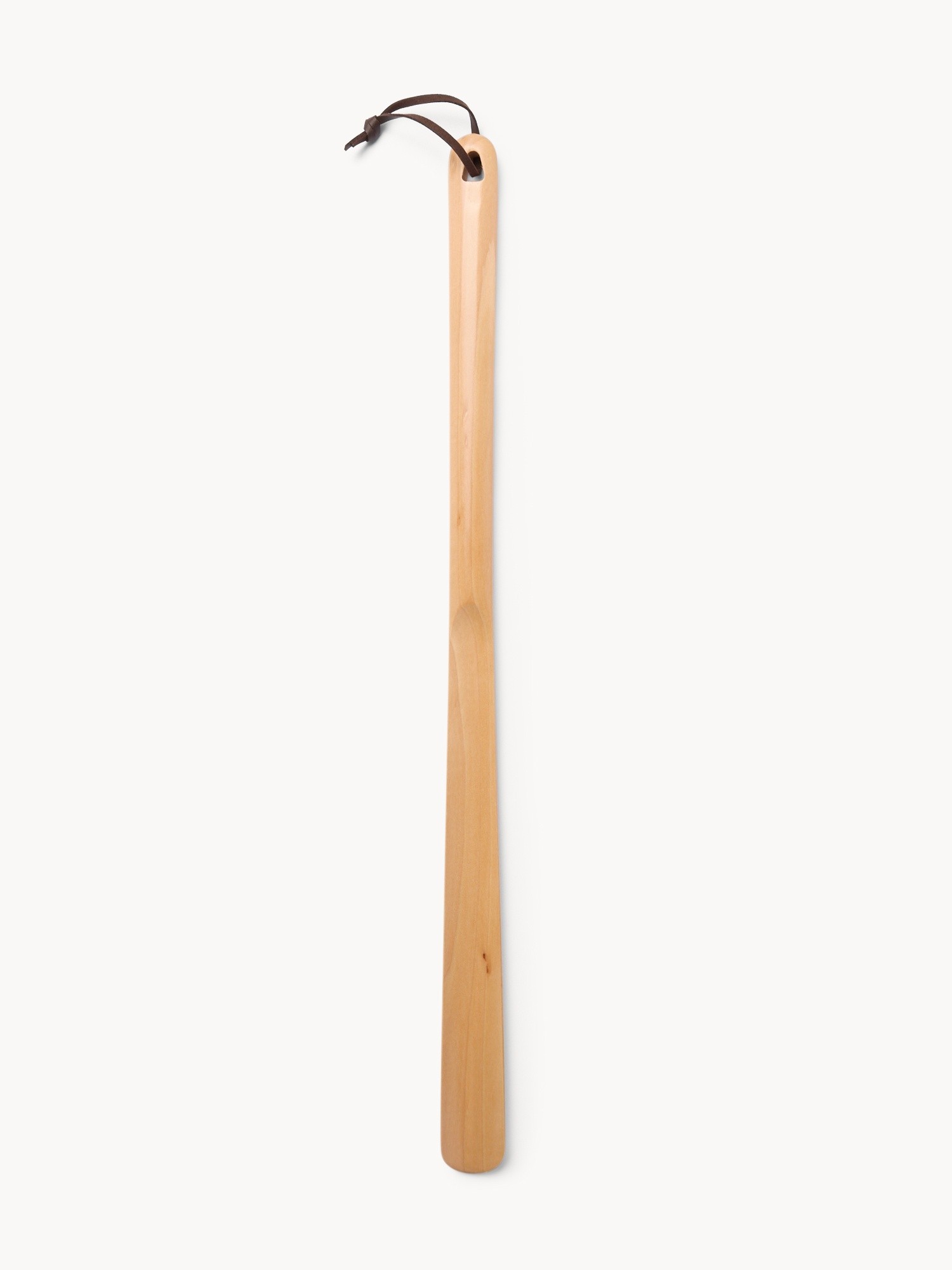 Wooden shoehorn, Natural, large image number 0