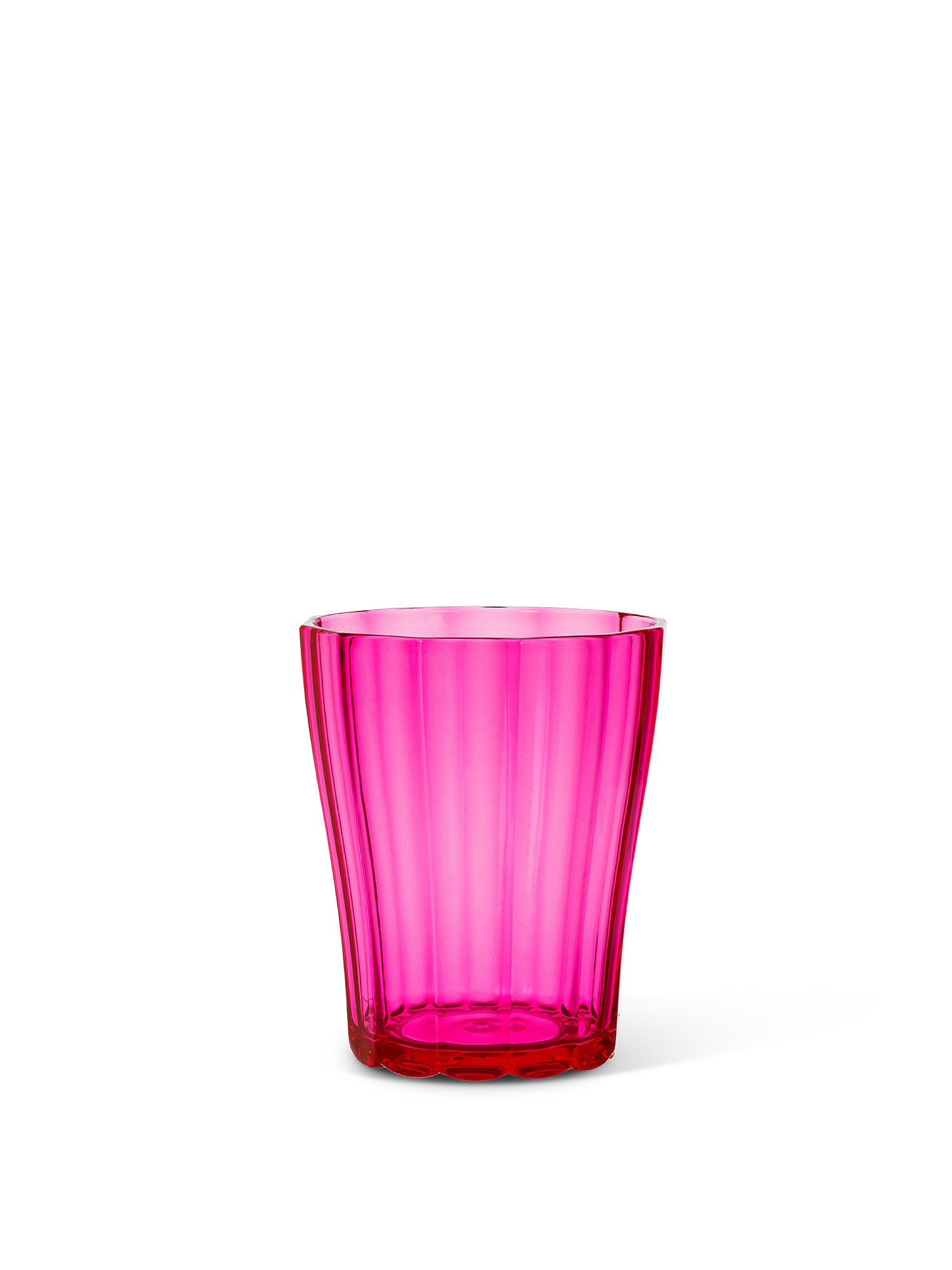 Bicchiere plastica colorata, Rosa, large image number 0