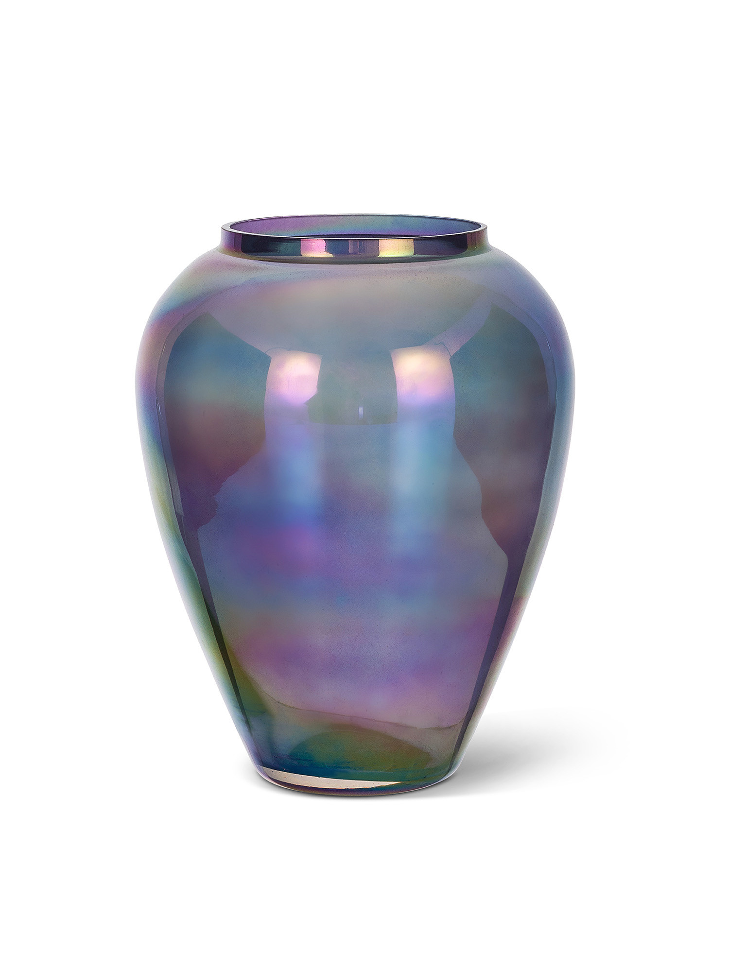 Vaso in vetro effetto opalescente, Multicolor, large image number 0