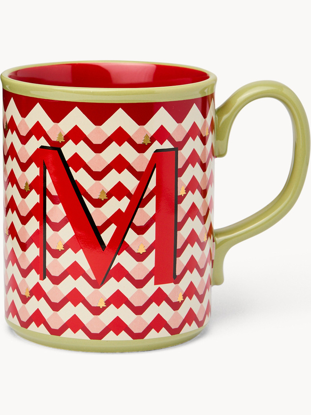 Ceramic mug letter M