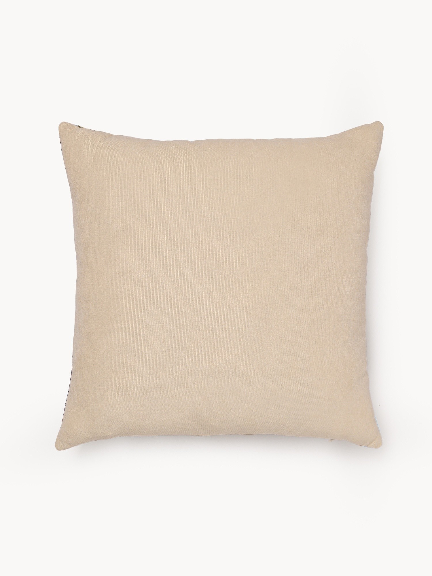 Striped Yarn-Dyed Cotton Cushion 45x45cm - Introductory Price, Multicolor, large image number 1
