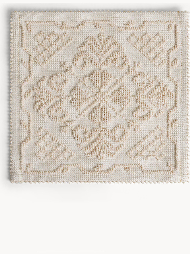 Sardinian placemat in solid color pure cotton