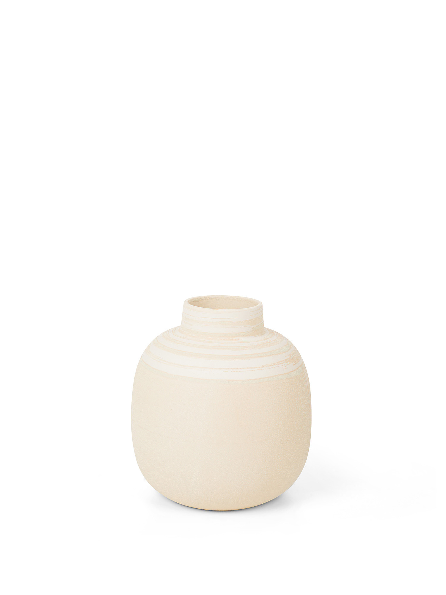 Portuguese ceramic vase, Cream, large image number 0