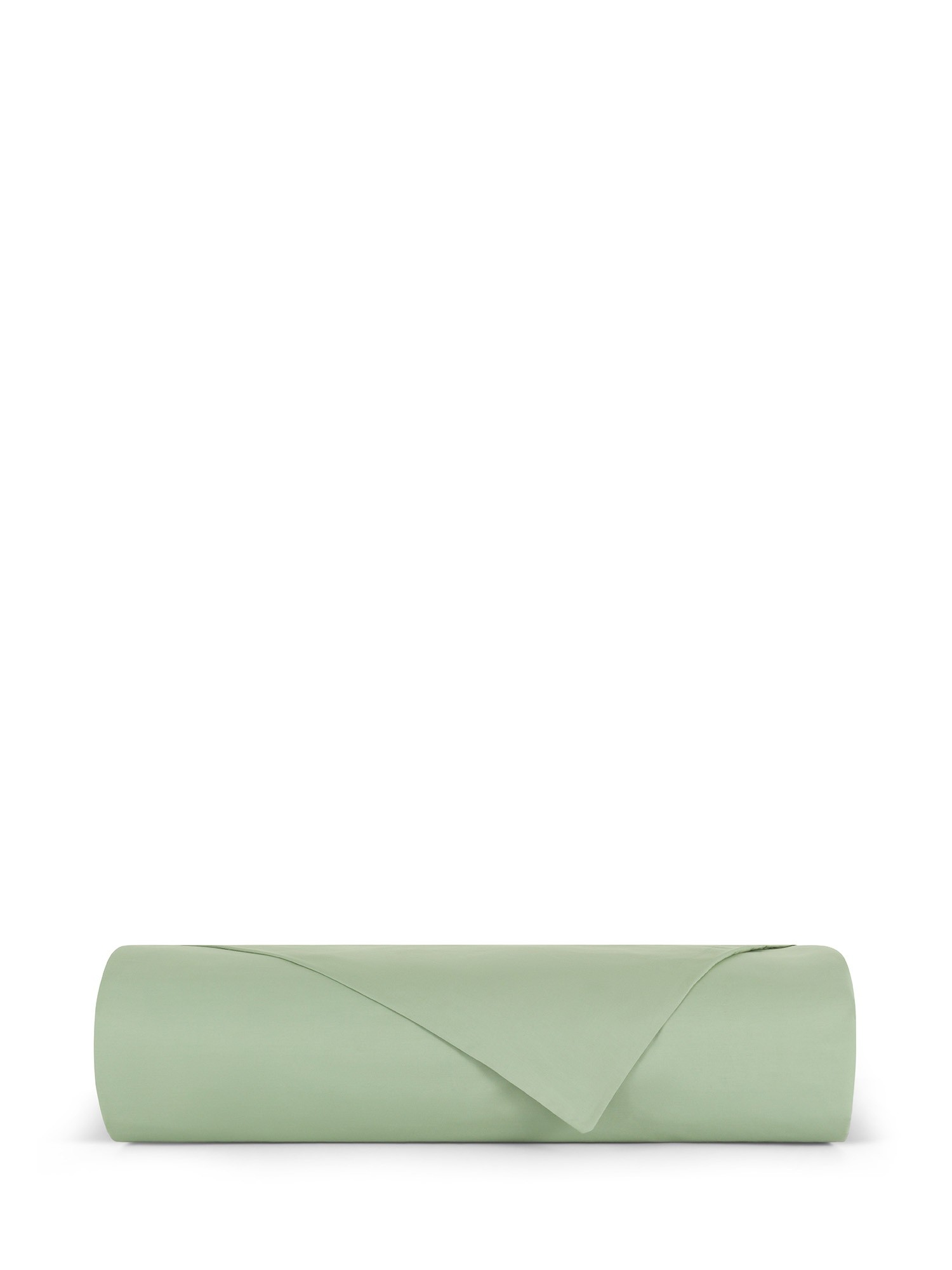 Zefiro smooth cotton percale sheet, Green, large image number 1