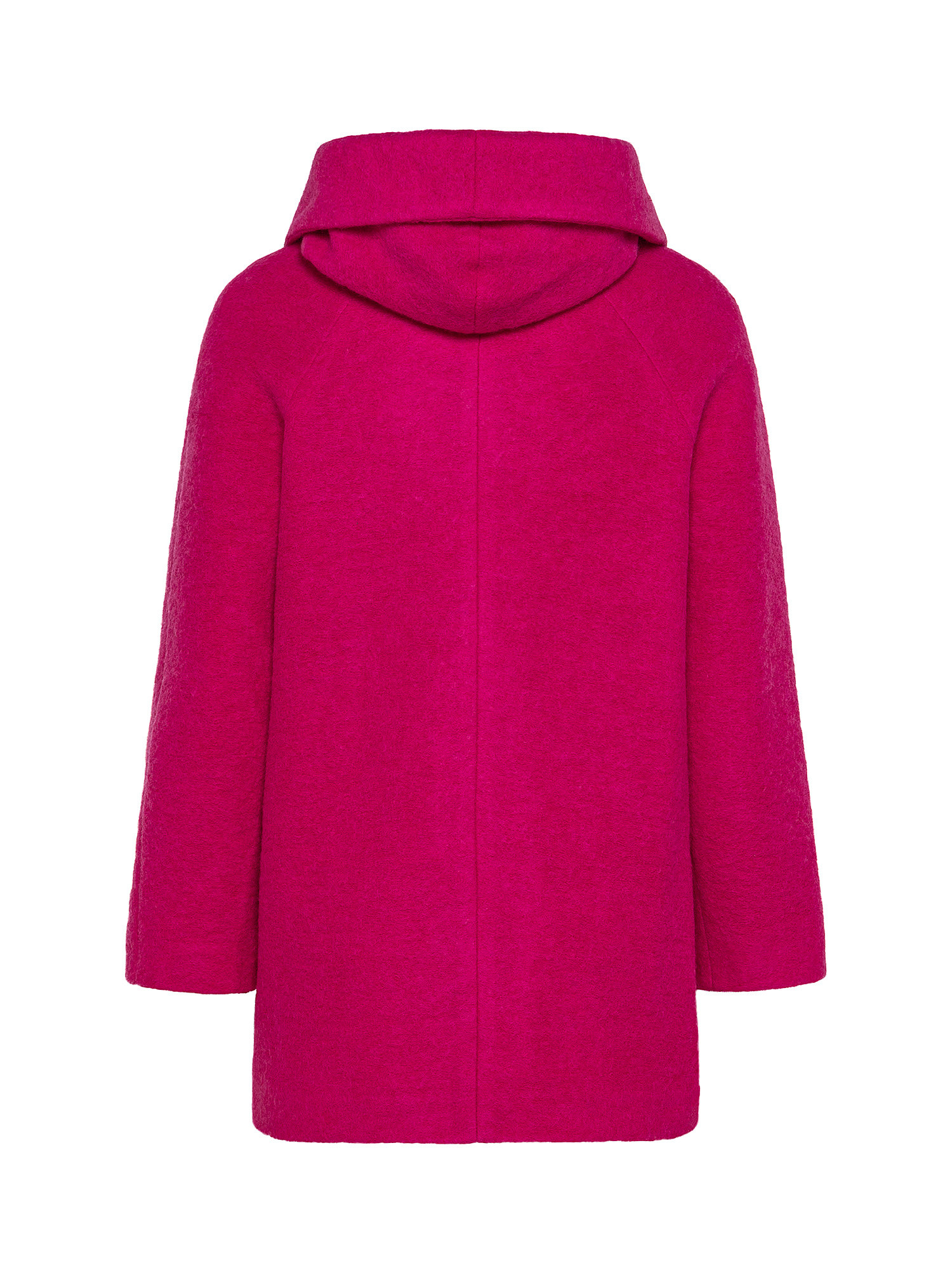 Double-breasted wool jacket, Pink Fuchsia, large image number 1