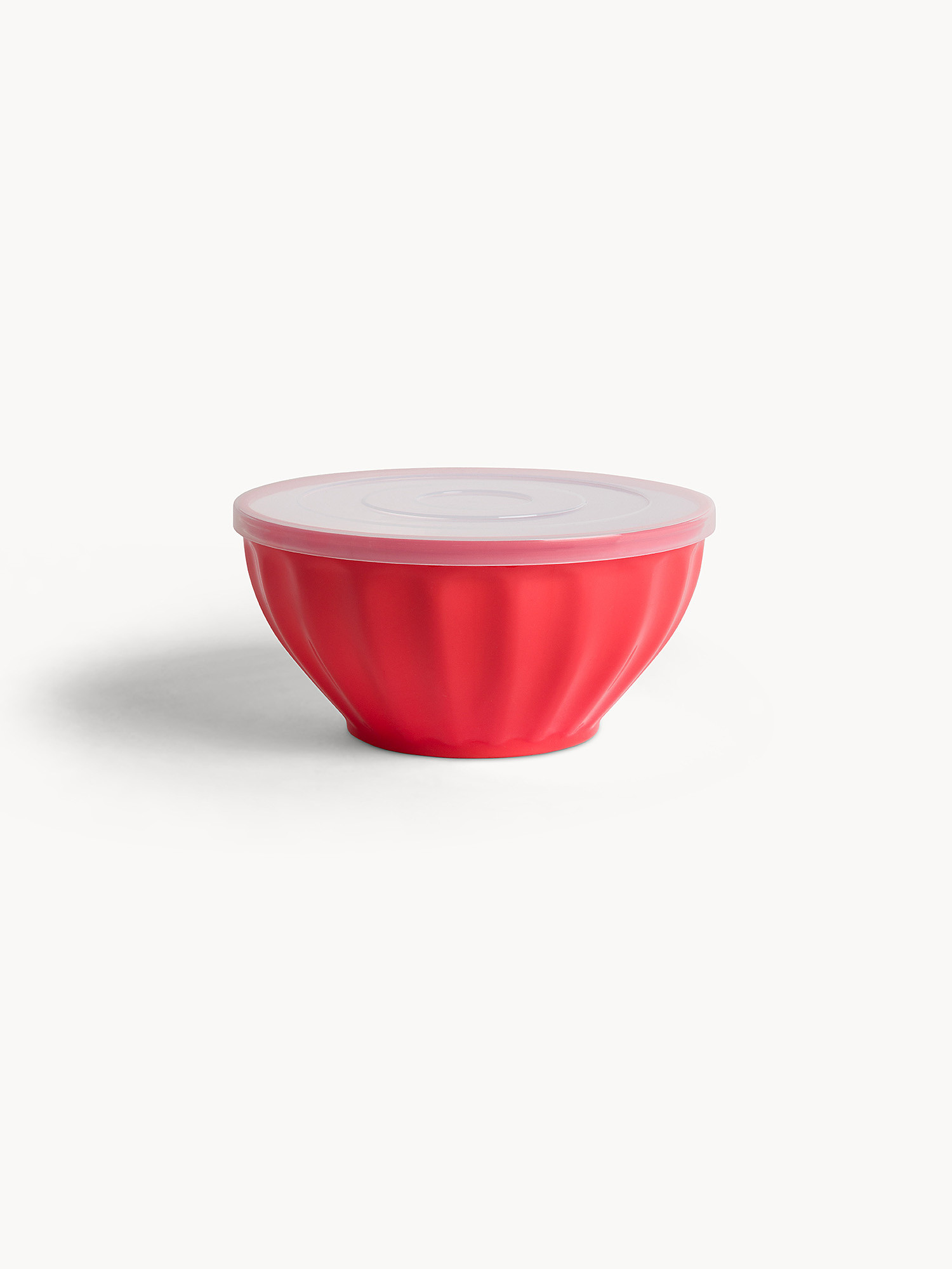 Contenitore in plastica con coperchio, Rosso, large image number 0