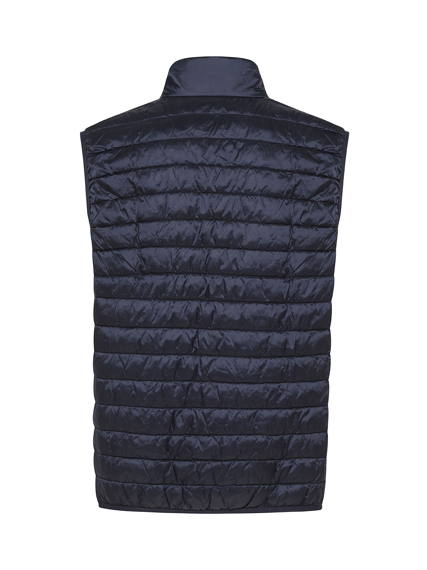JCT - Quilted sleeveless down jacket, Blue, large image number 1