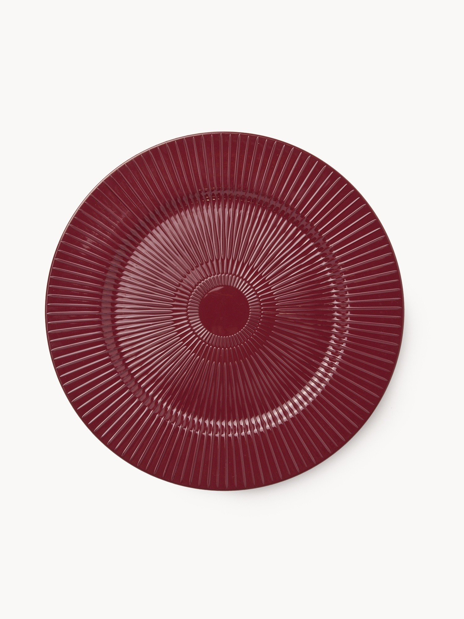 Sottopiatto in plastica, Rosso, large image number 0
