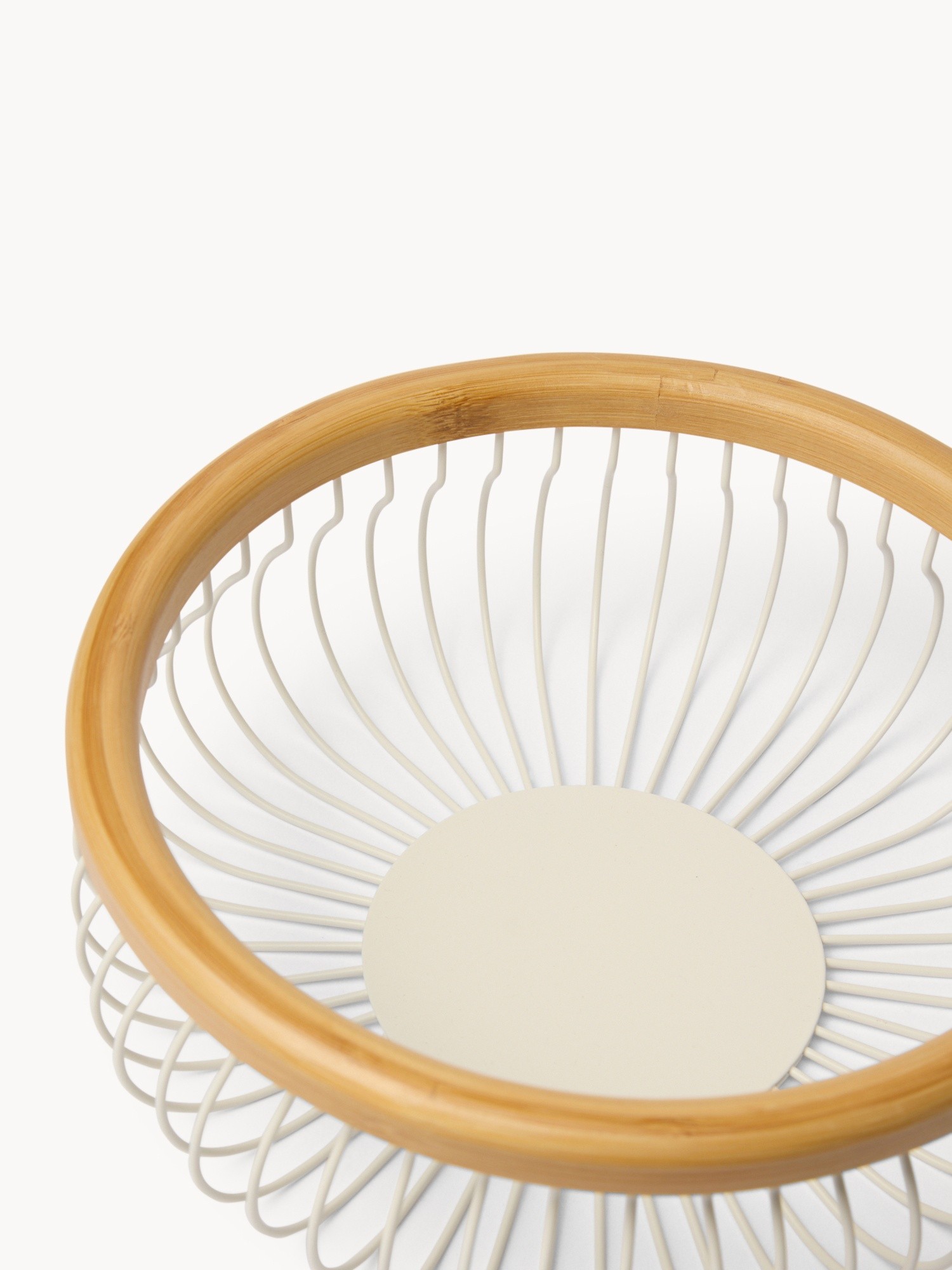 Cesto in ferro smaltato - Prezzo di lancio, Bianco, large image number 1