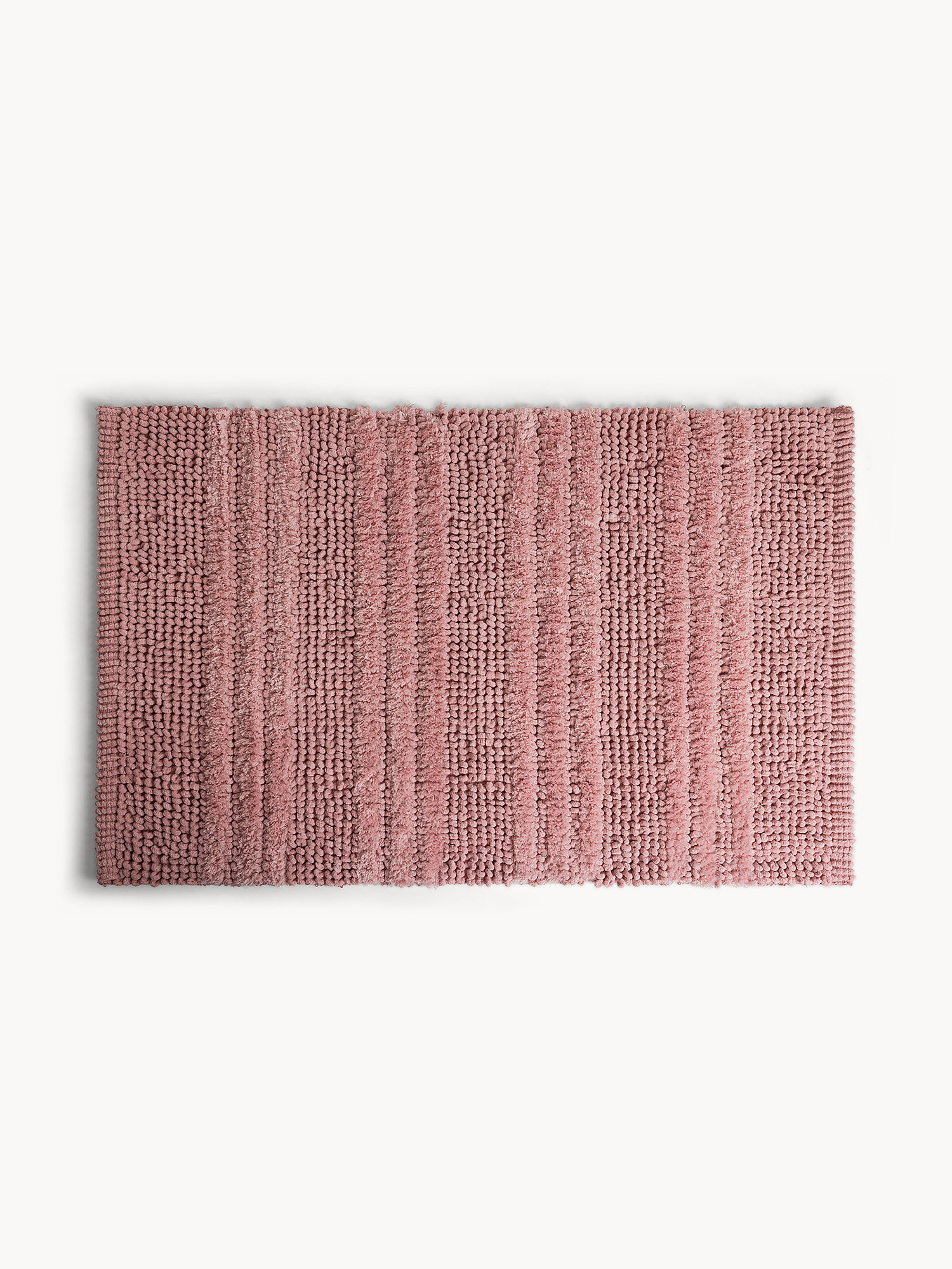 Tappeto bagno in ciniglia, Rosa, large image number 0