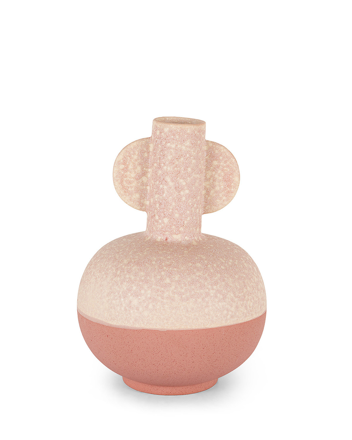 Portuguese handcrafted ceramic vase, Pink, large image number 0