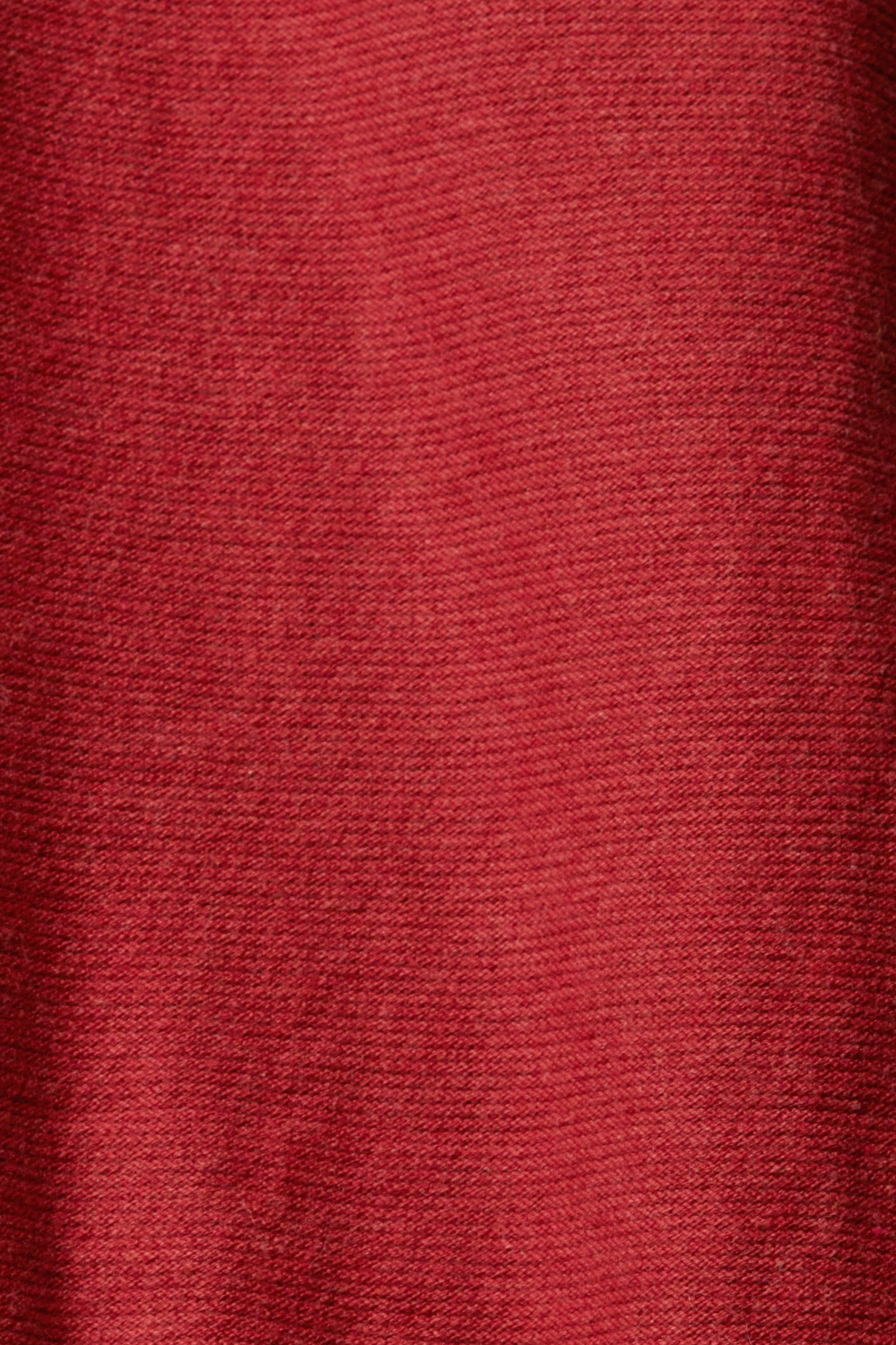Maglione girocollo jacquard, Rosso mattone, large image number 3