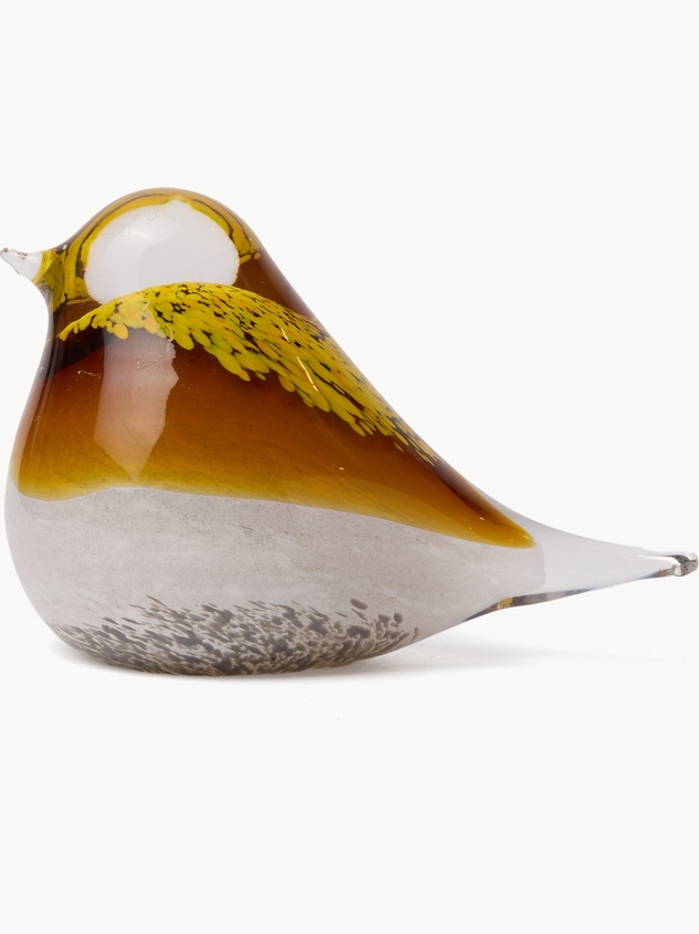 Colored glass ornament