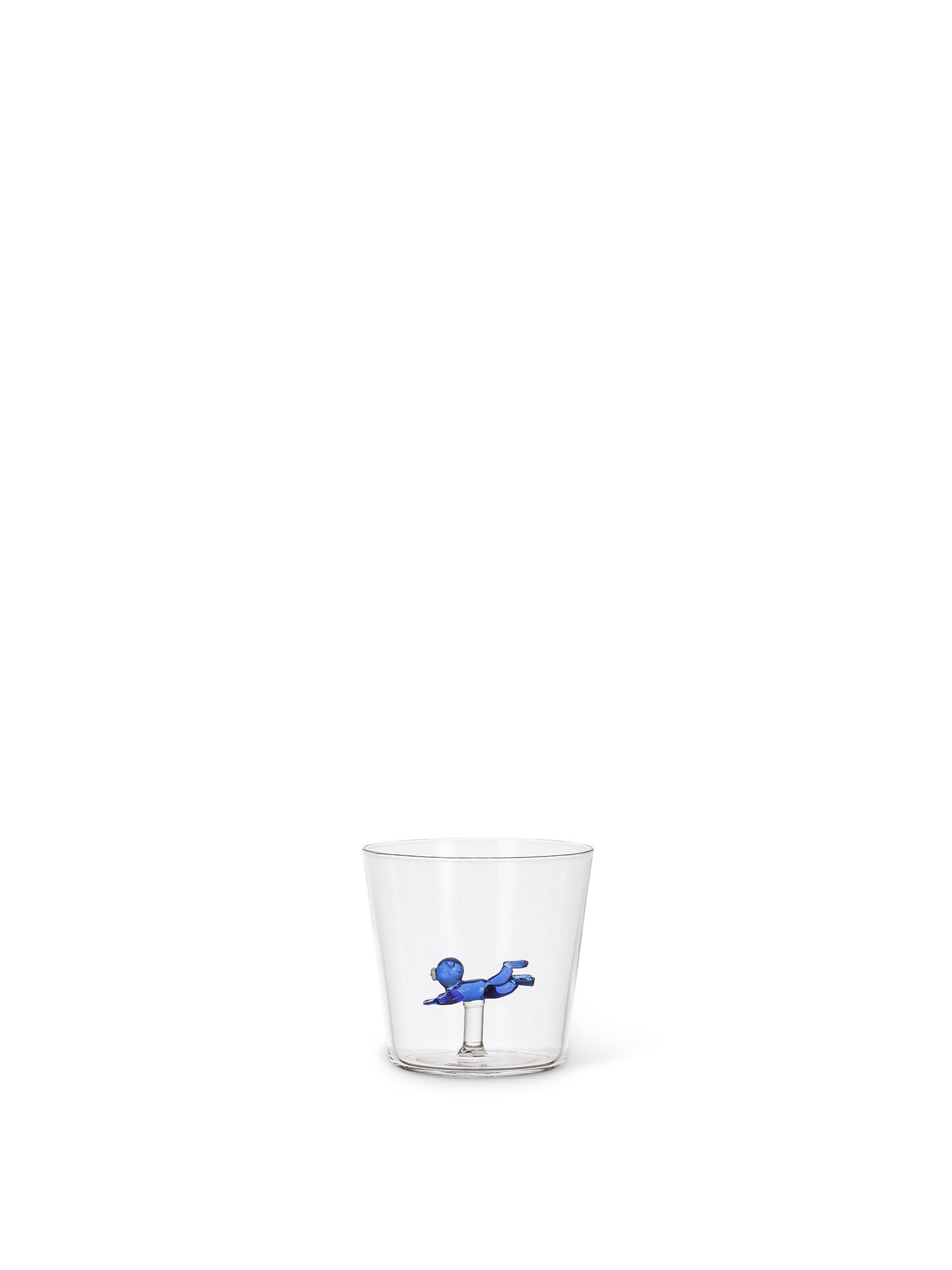 Glass tumbler with sub detail, Transparent, large image number 0