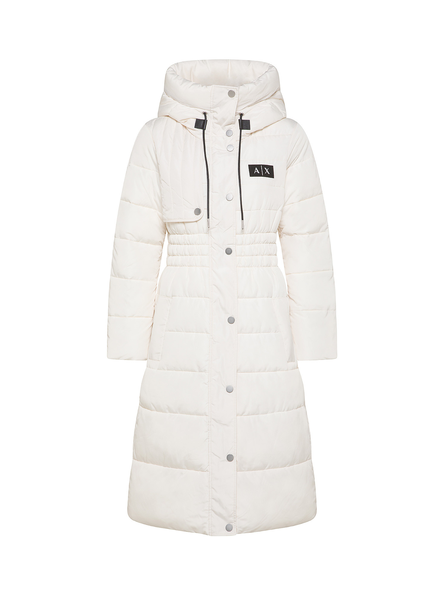 Armani Exchange - Padded down jacket with hood, White, large image number 0