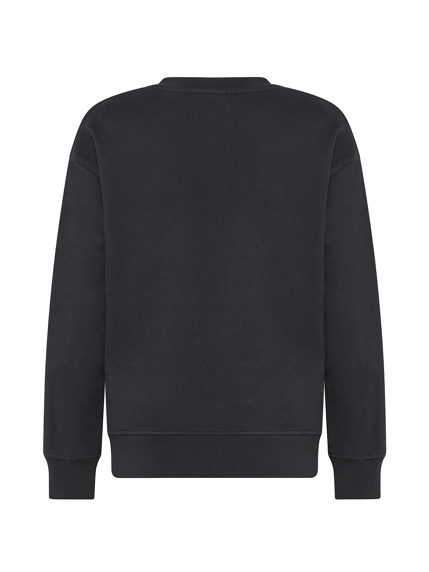Levi's - Cotton sweatshirt with logo, Black, large image number 1