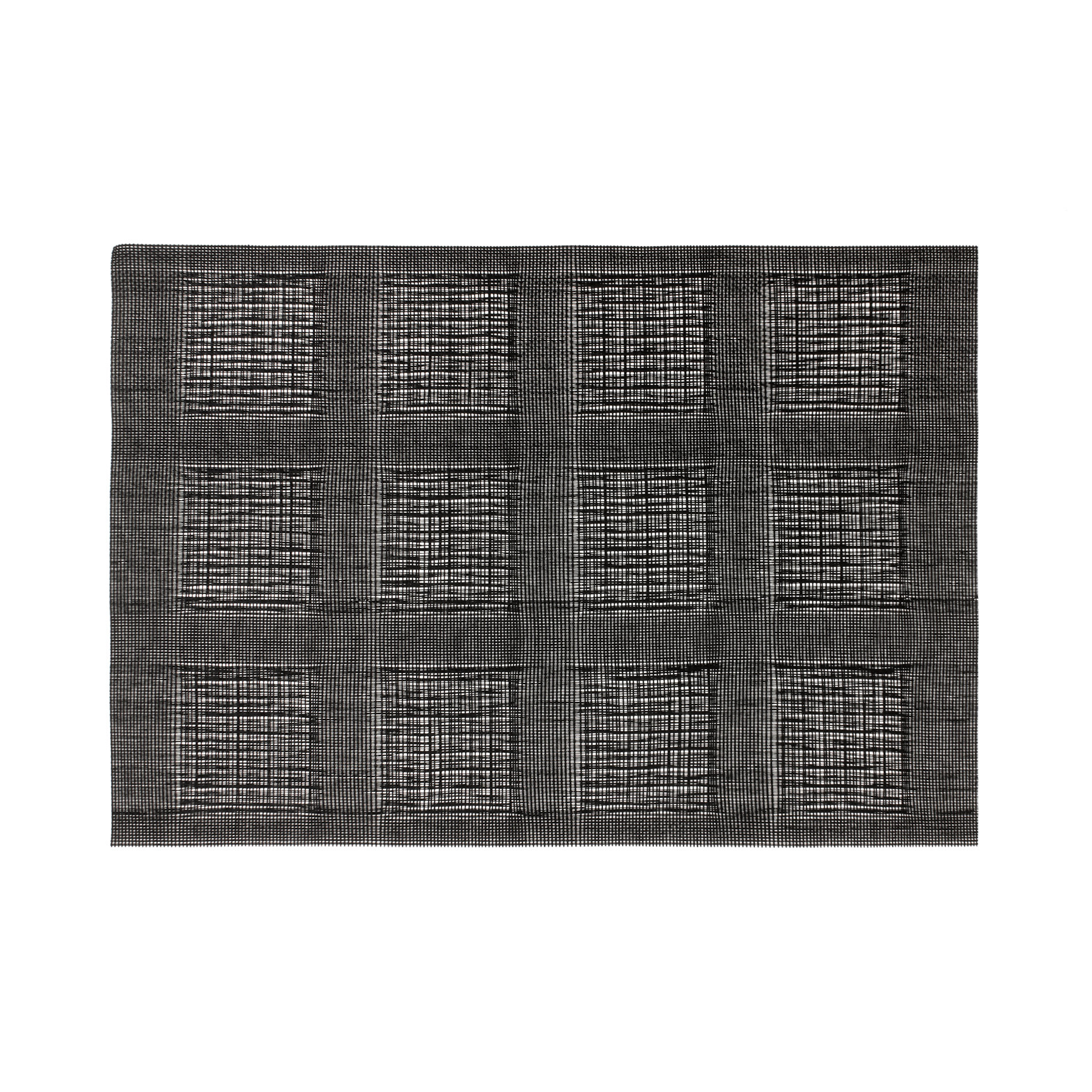 Check PVC table mat, Dark Grey, large image number 0