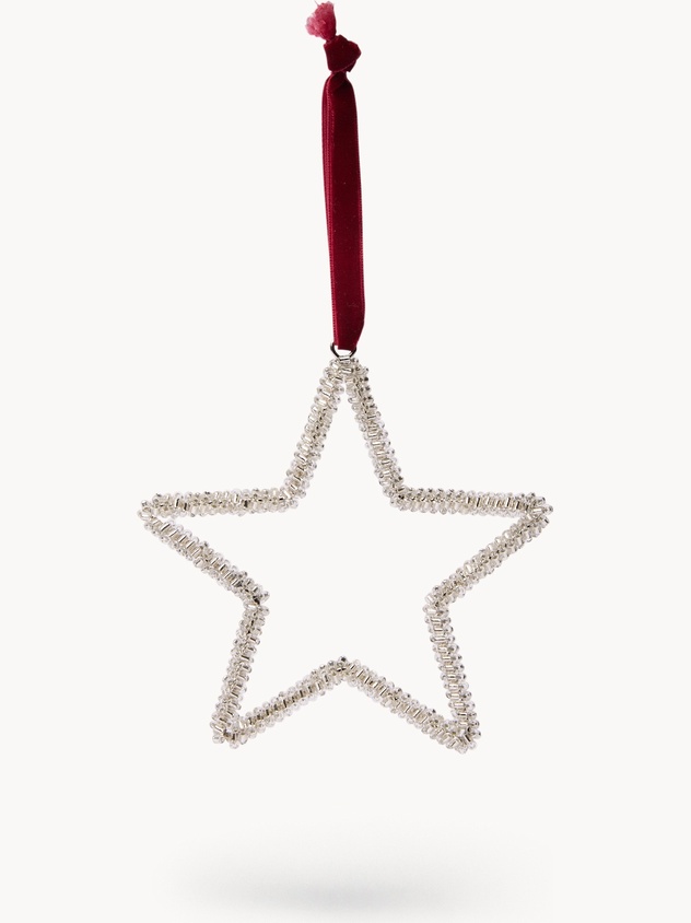 Glass tree decoration