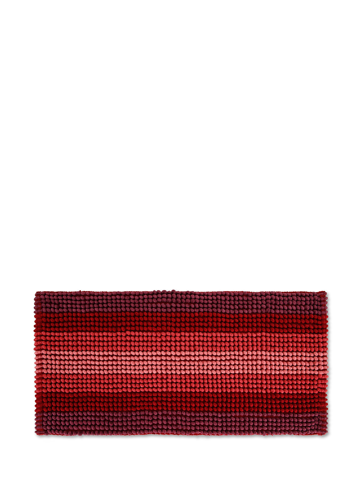 Tappeto bagno shaggy sfumato, Rosso, large image number 0