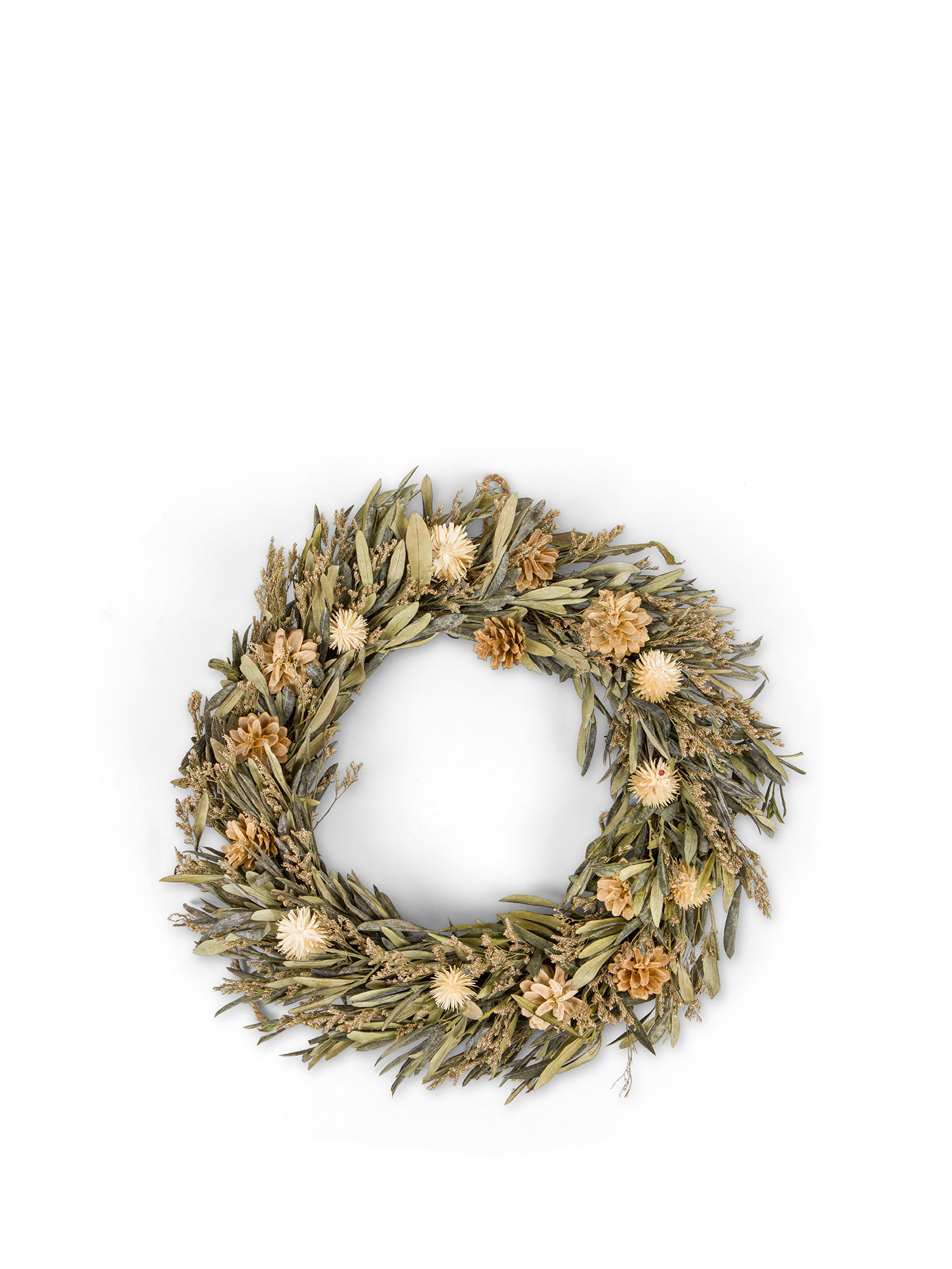Decorative wreath with olive tree, Light Beige, large image number 0
