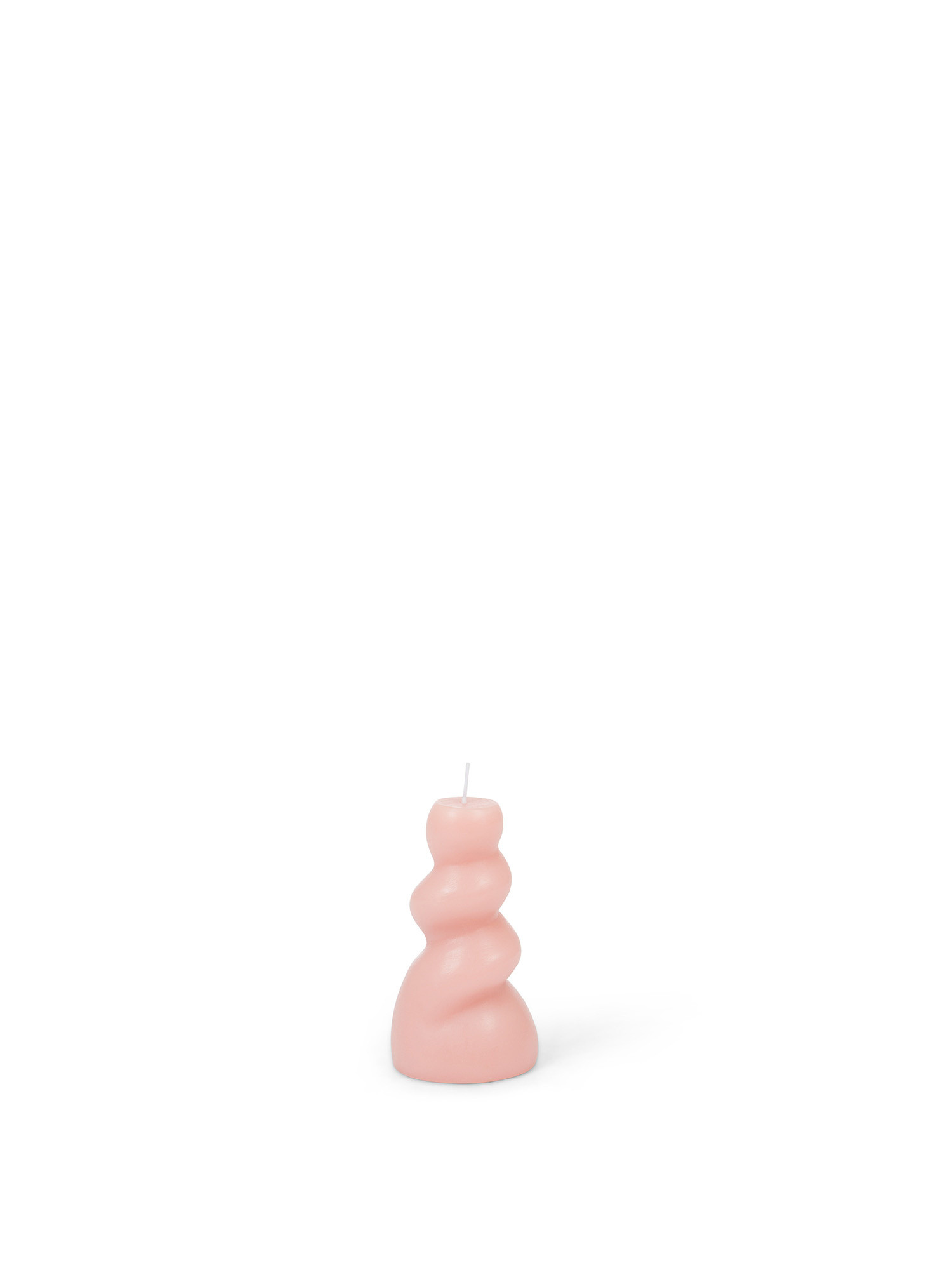 Spiral candle, Pink, large image number 0
