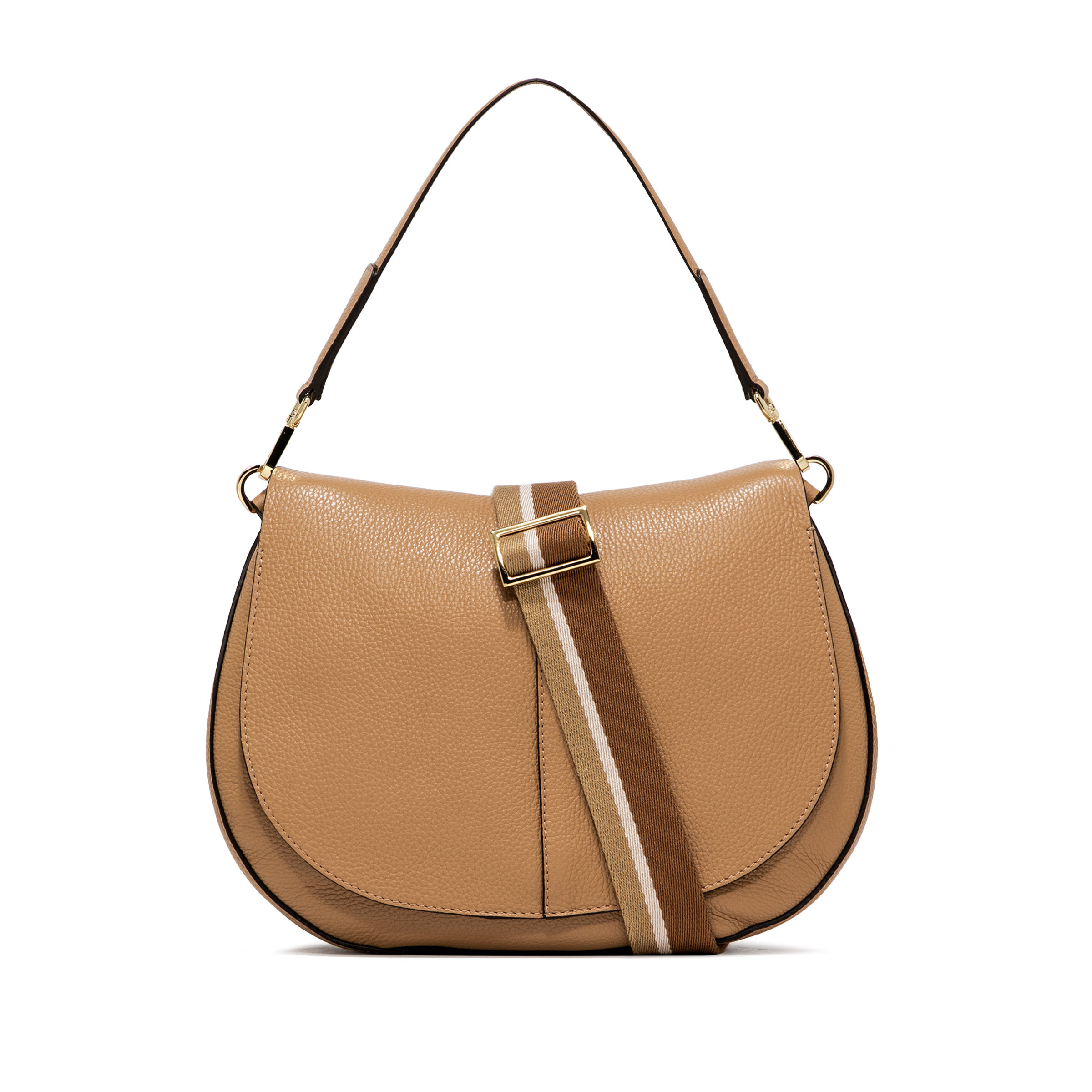 Gianni Chiarini - Helena Round bag in leather, Natural, large image number 1
