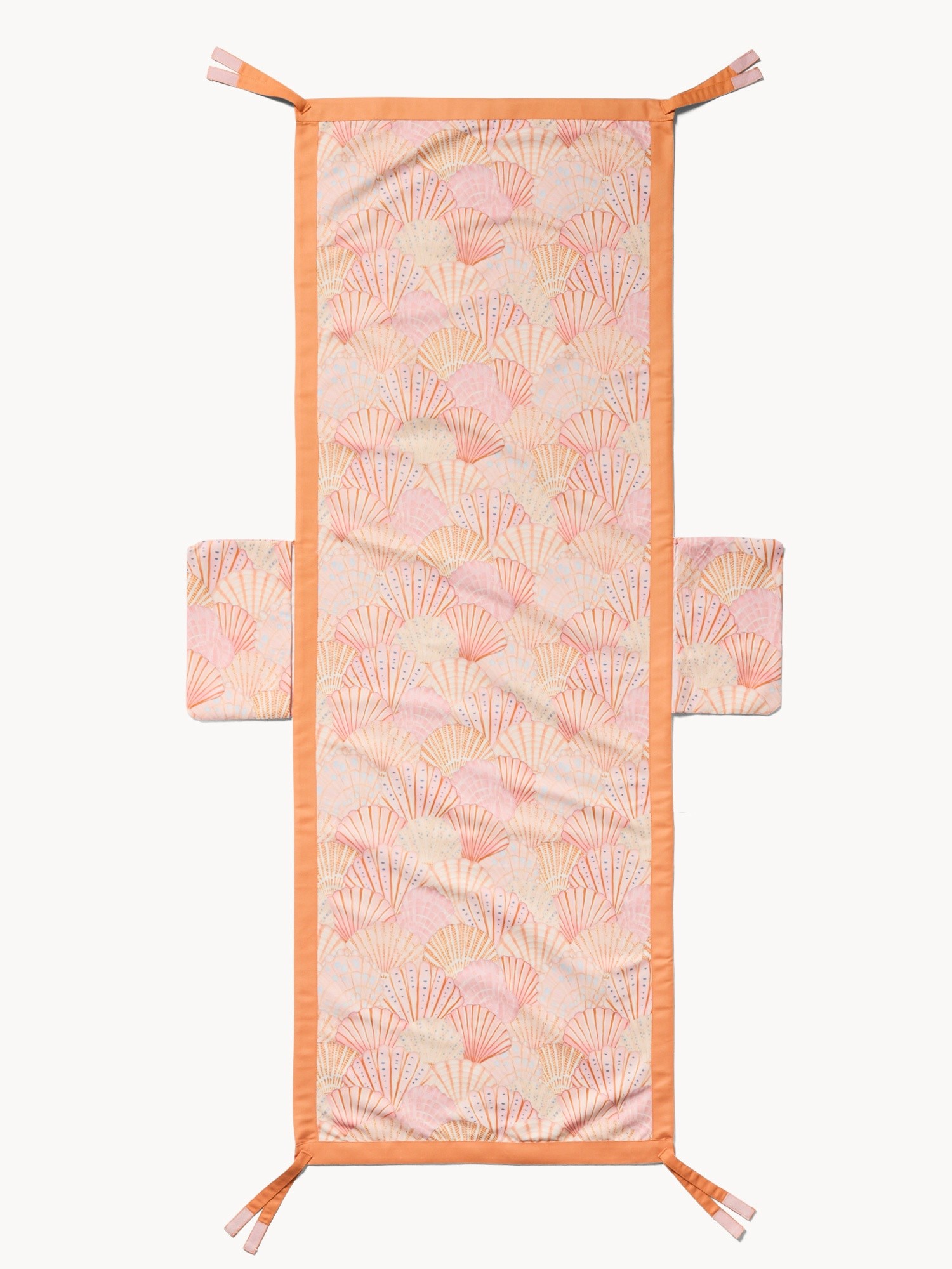 Microfiber Beach Towel with Pockets - Introductory Price, Rosa/Arancio, large image number 0