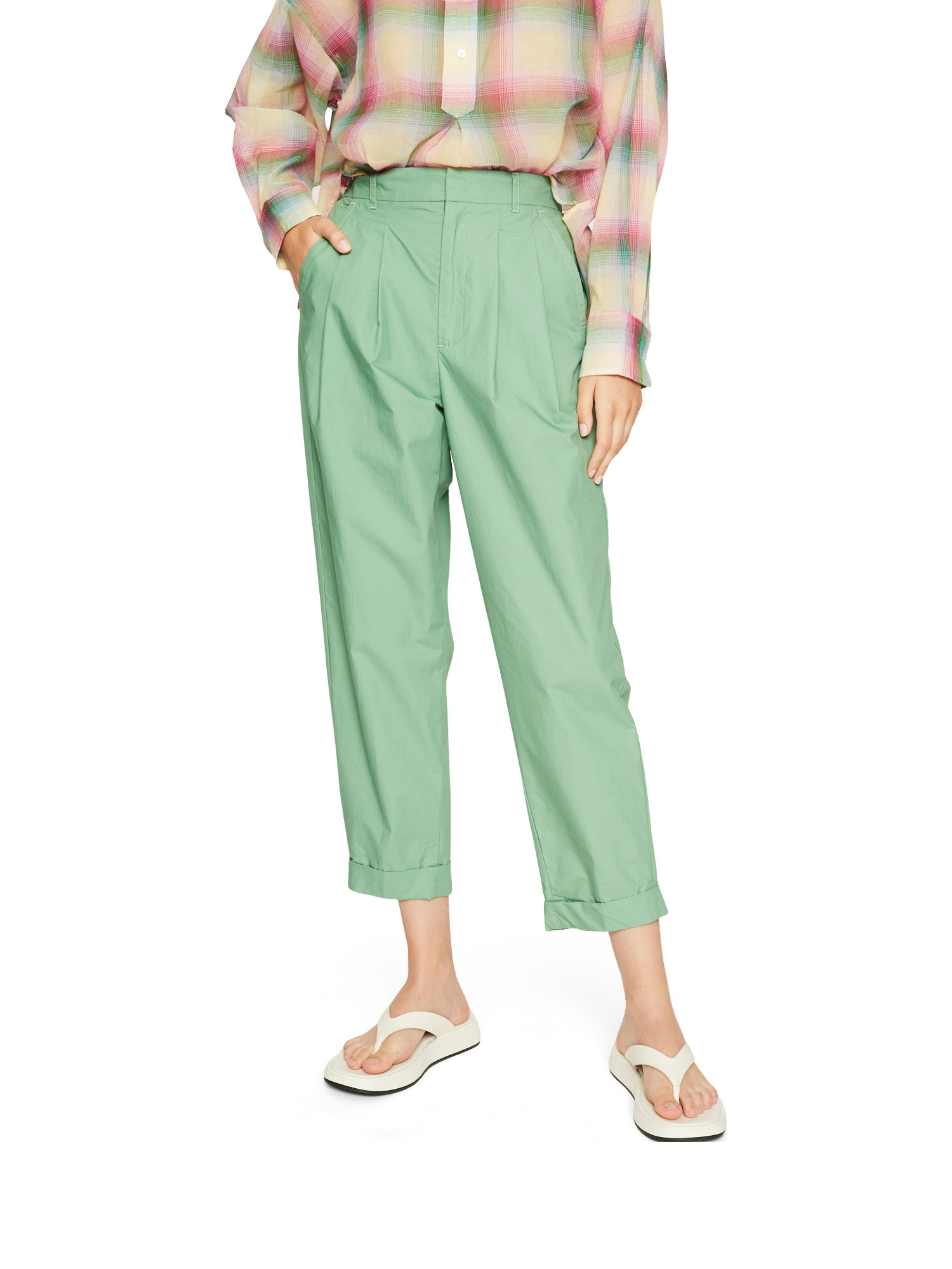 Pantalone, Verde, large image number 4