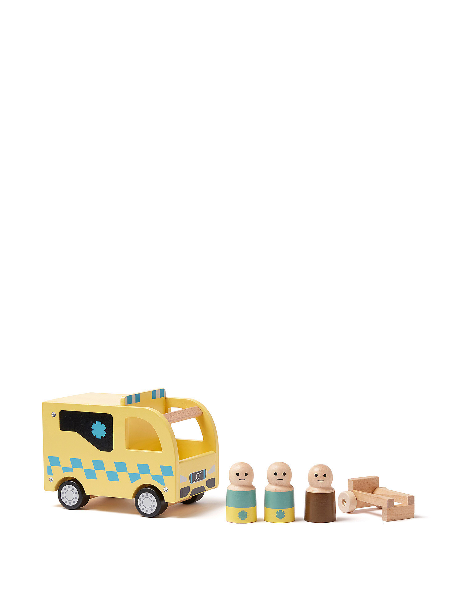 Wooden ambulance, Yellow, large image number 0