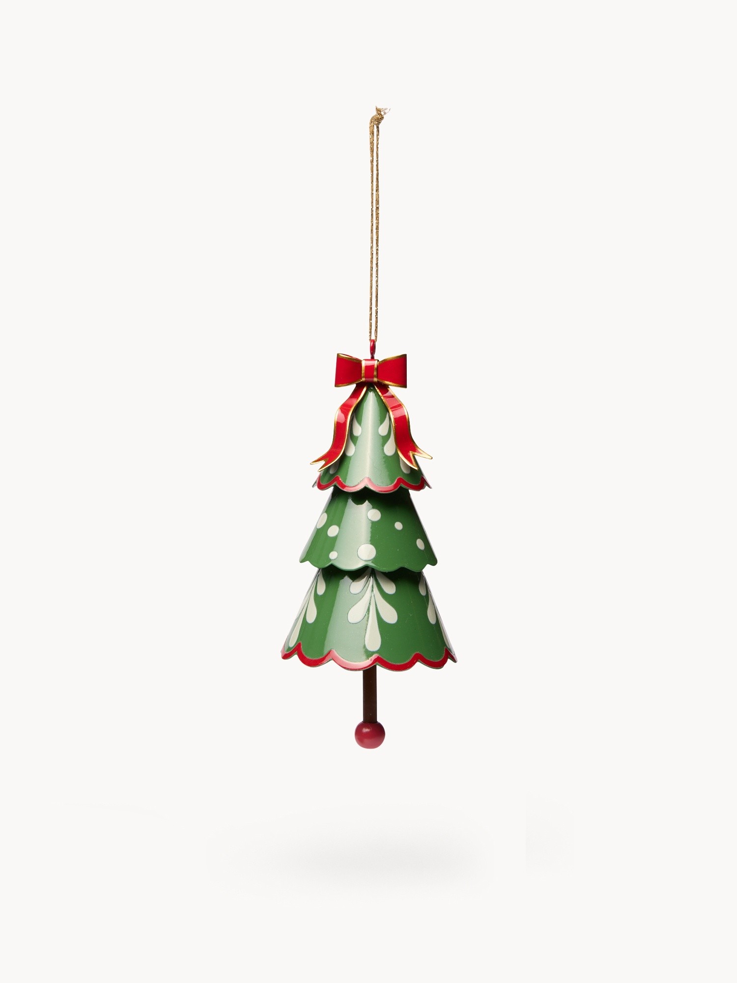Iron tree ornament, Green, large image number 0