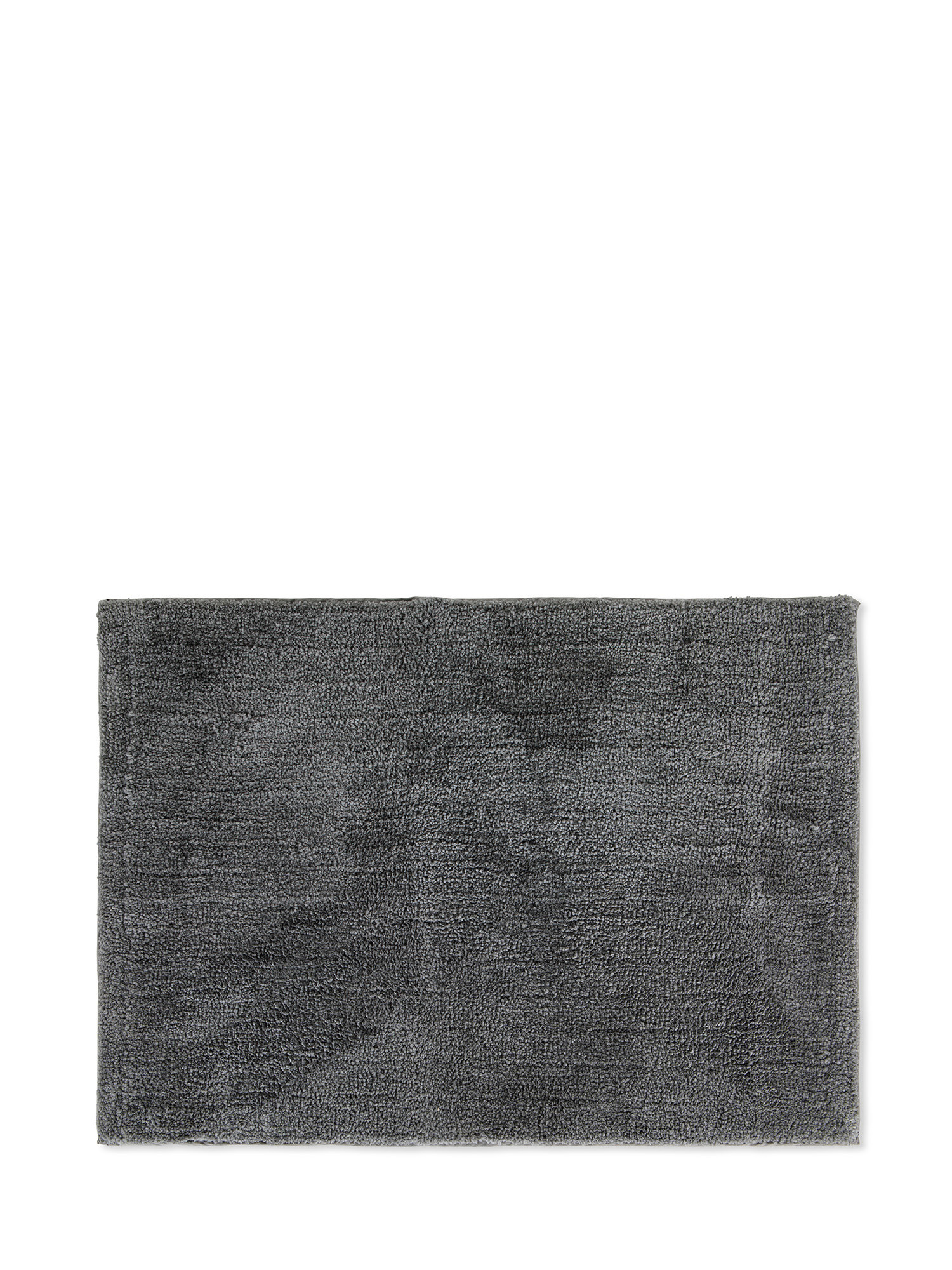Bath mat in micro polyester, Anthracite, large image number 0