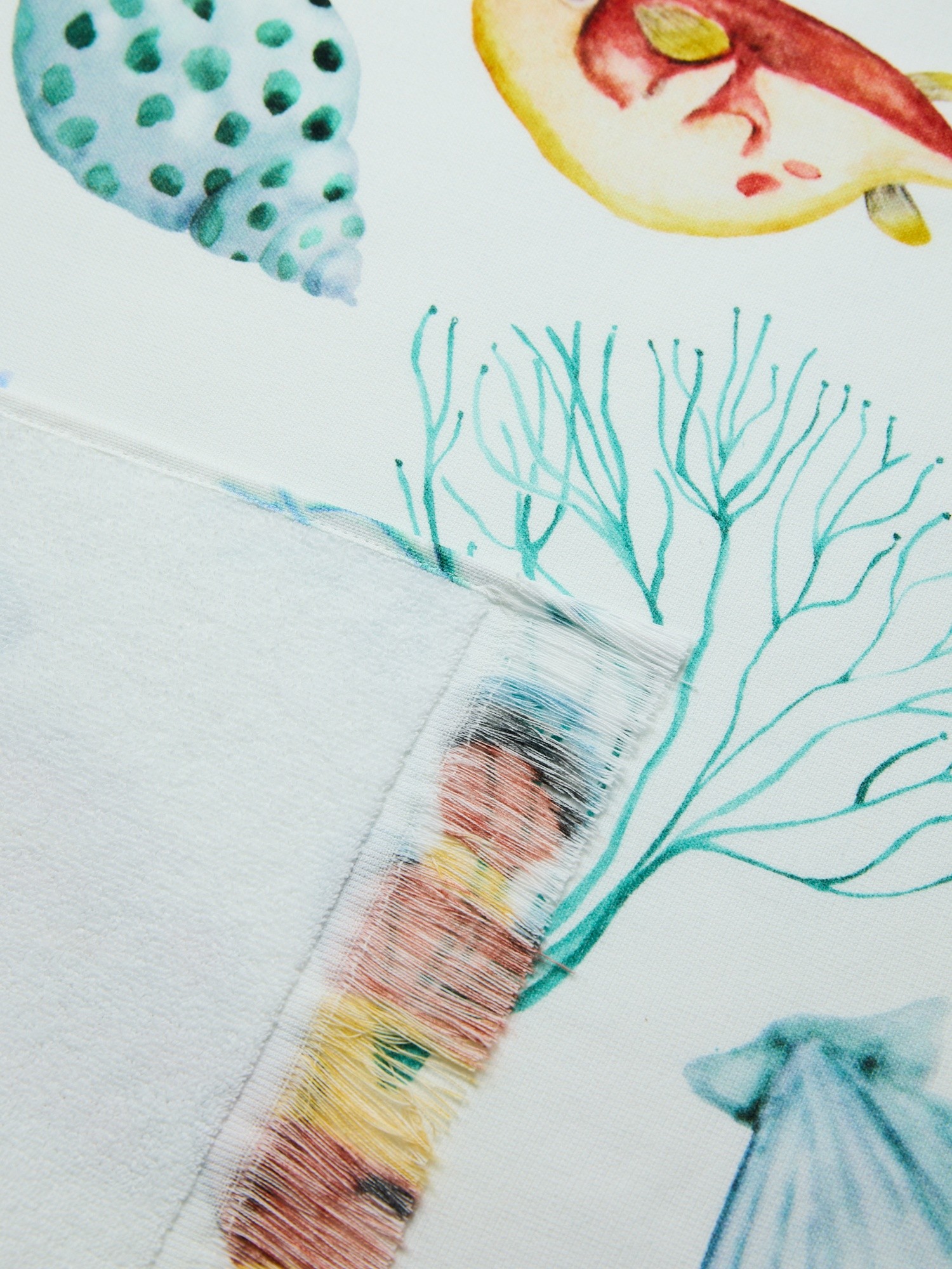 Fringed Cotton Hammam Beach Towel - Introductory Price, Multicolor, large image number 1