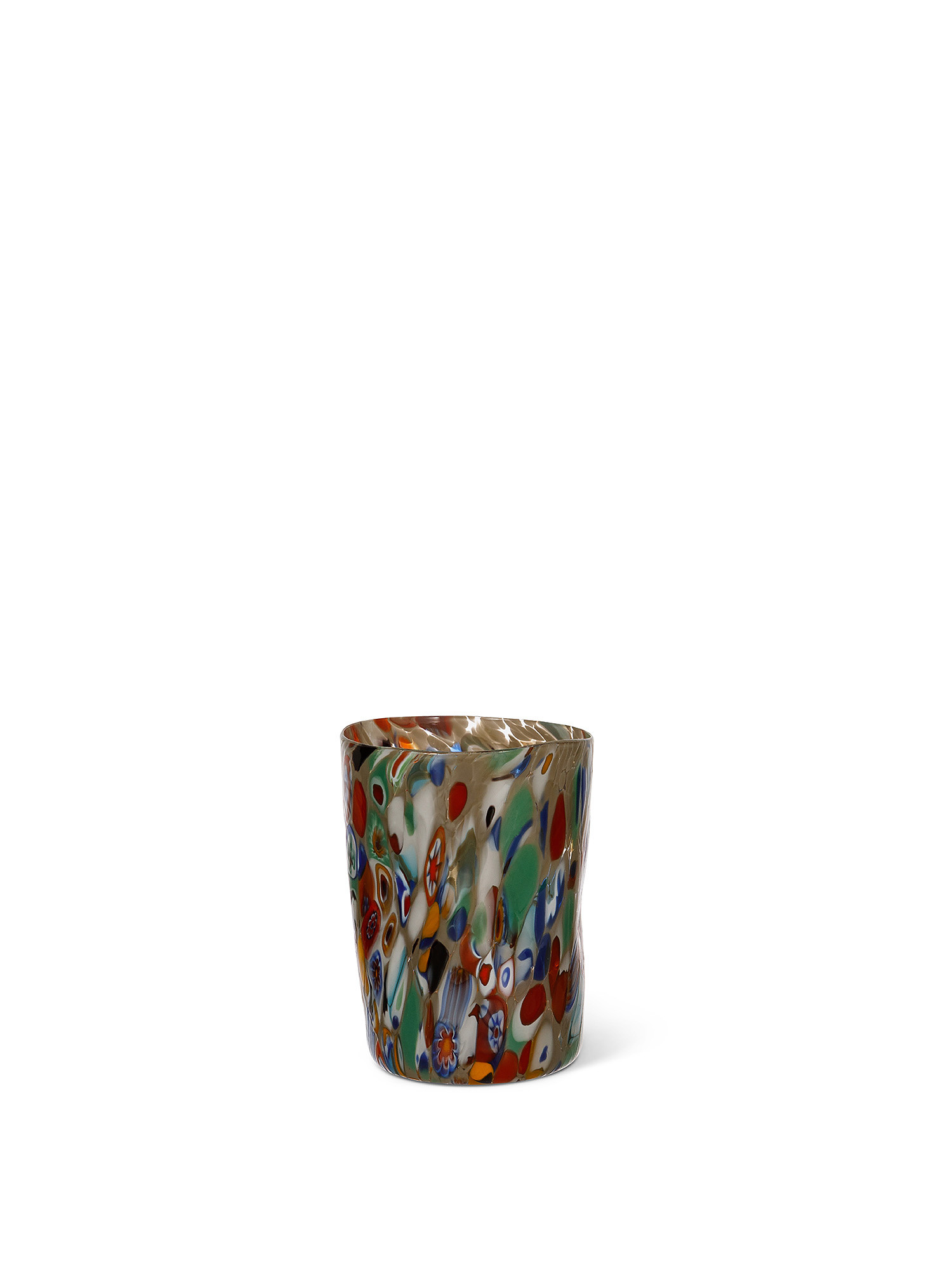 Handmade Murano glass tumbler, Multicolor, large image number 0
