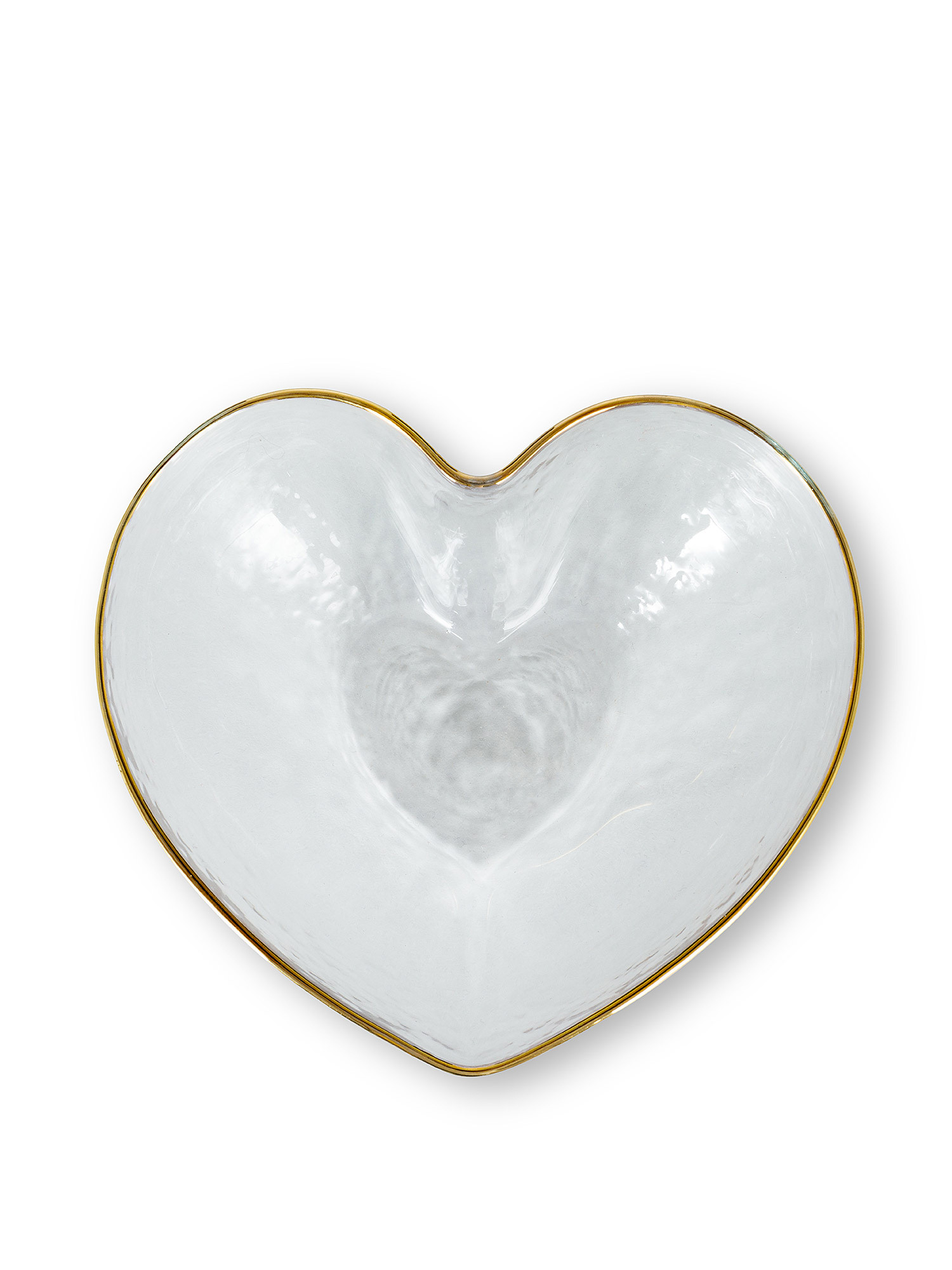 Heart-shaped glass bowl, Transparent, large image number 1