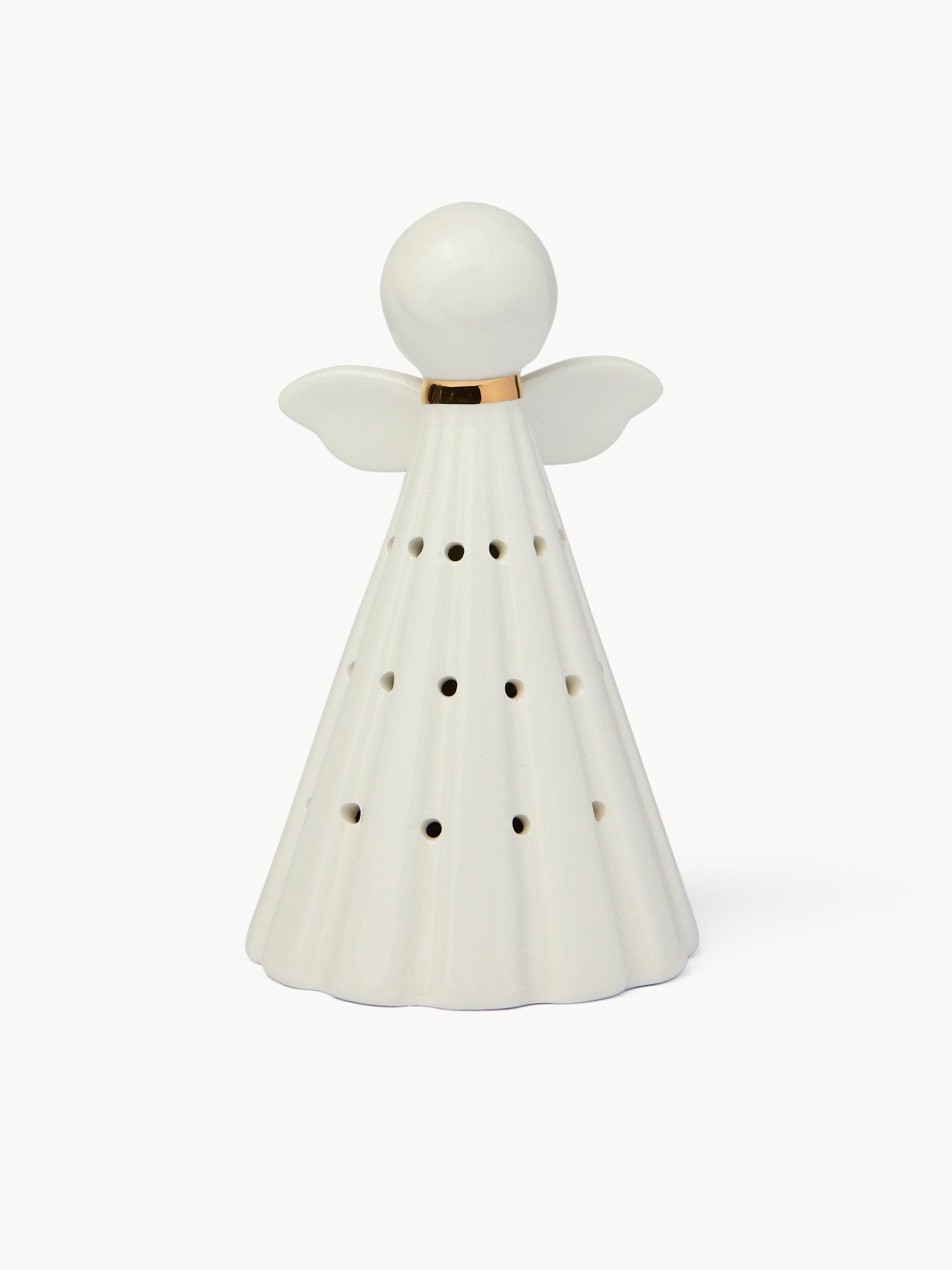 Decorazione in terracotta, Bianco, large image number 0