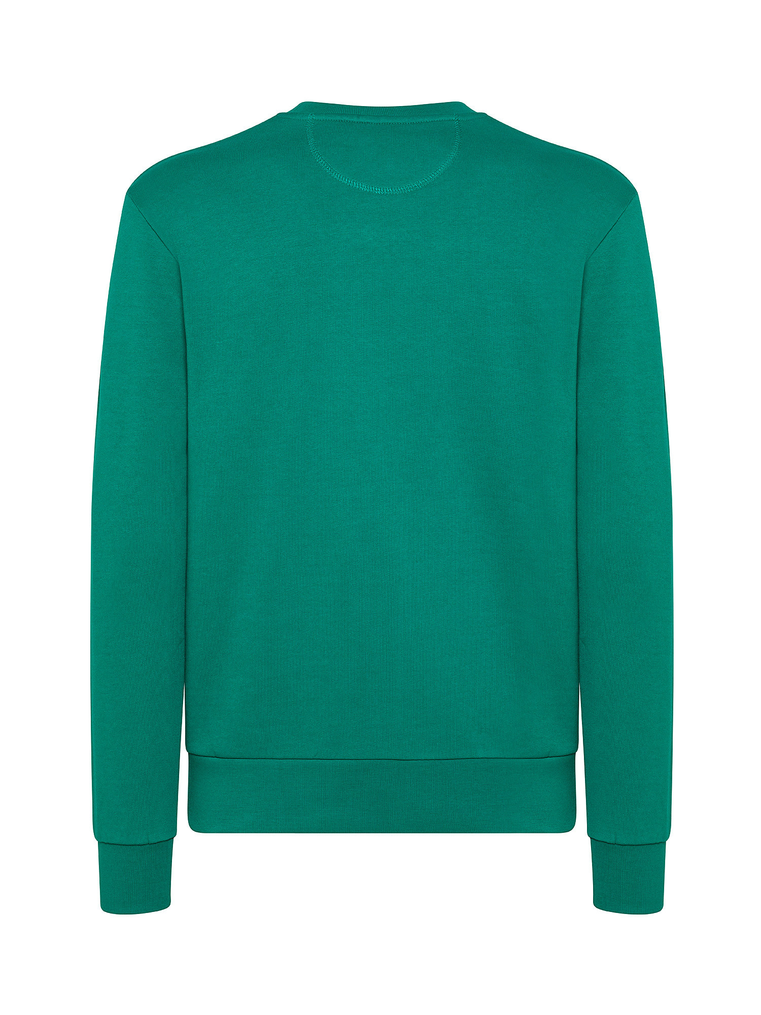 Men's regular-fit crew-neck cotton sweatshirt, Green, large image number 1